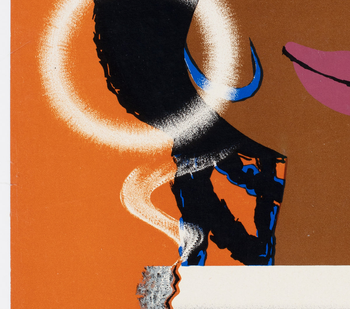 Gitanes c1960 French Cigarette Advertising Poster, Lefor Openo