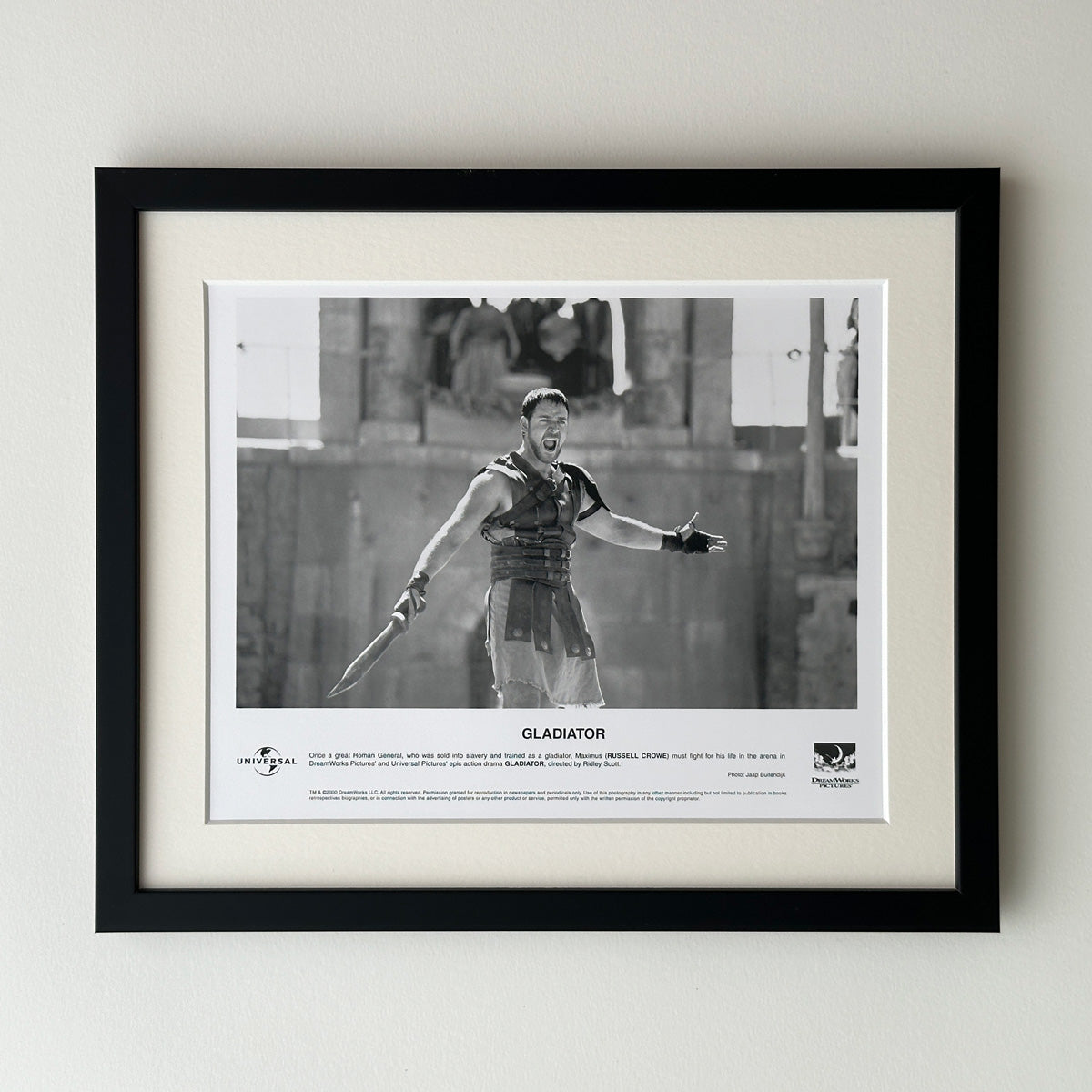 Gladiator (2000) Russell Crowe Publicity Film Movie Still - Framed