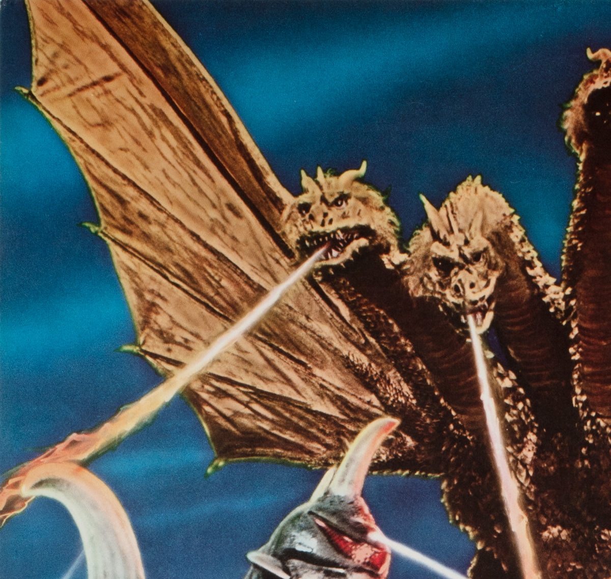 Godzilla vs Gigan 1972 Japanese B2 Film Movie Poster - detail