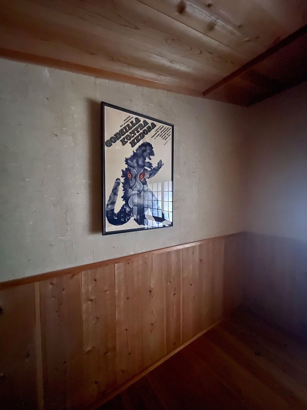 Original Vintage Polish Godzilla Film Movie Poster