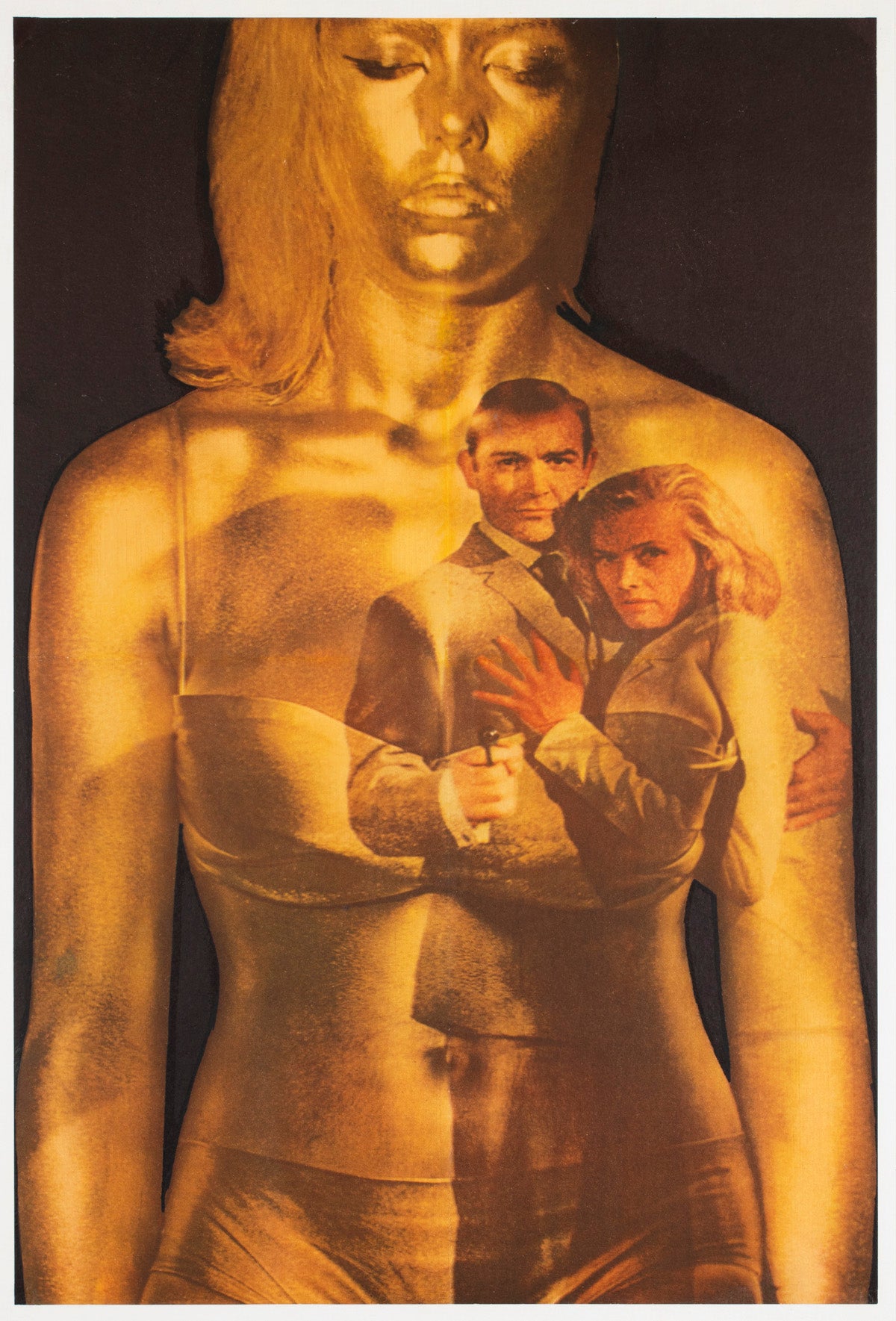 Goldfinger 1964 UK Double Crown Advance Style A Film Poster