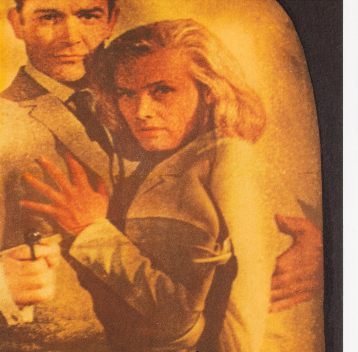 Goldfinger 1964 UK Double Crown Advance Style A Film Poster - detail