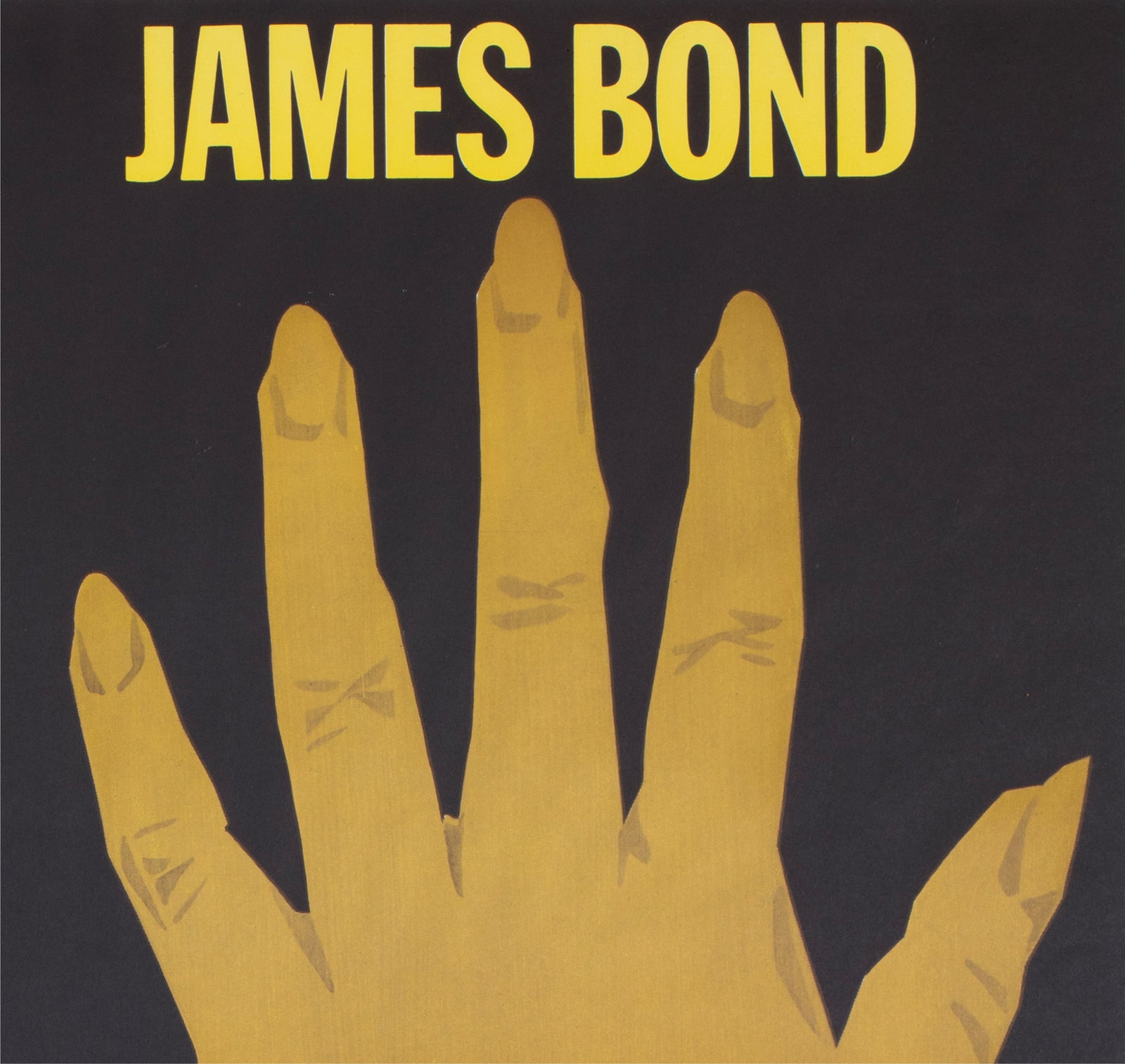 Goldfinger R1967 Swedish 1 Sheet Film Poster Gosta Aberg - detail