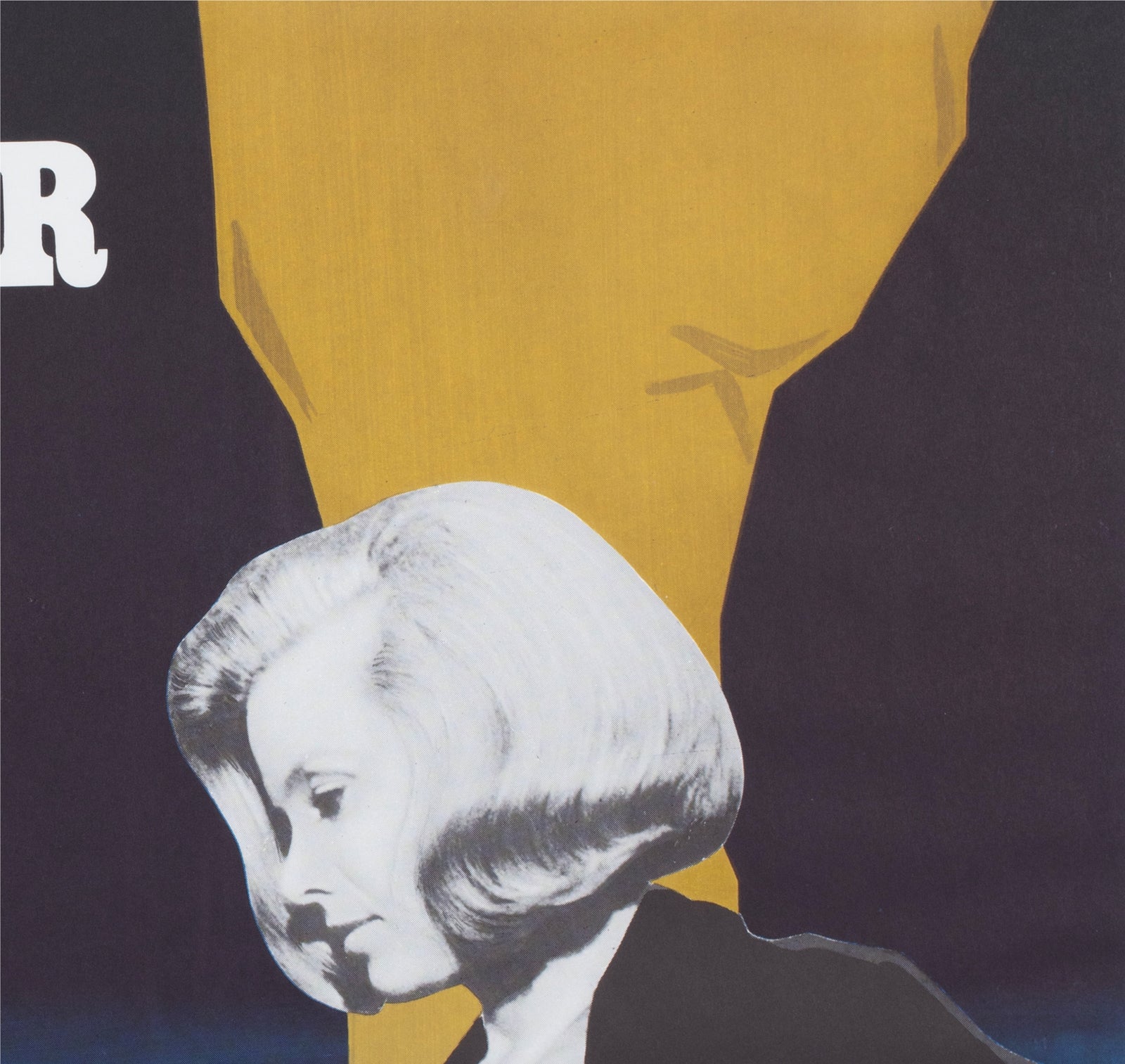 Goldfinger R1967 Swedish 1 Sheet Film Poster Gosta Aberg - detail