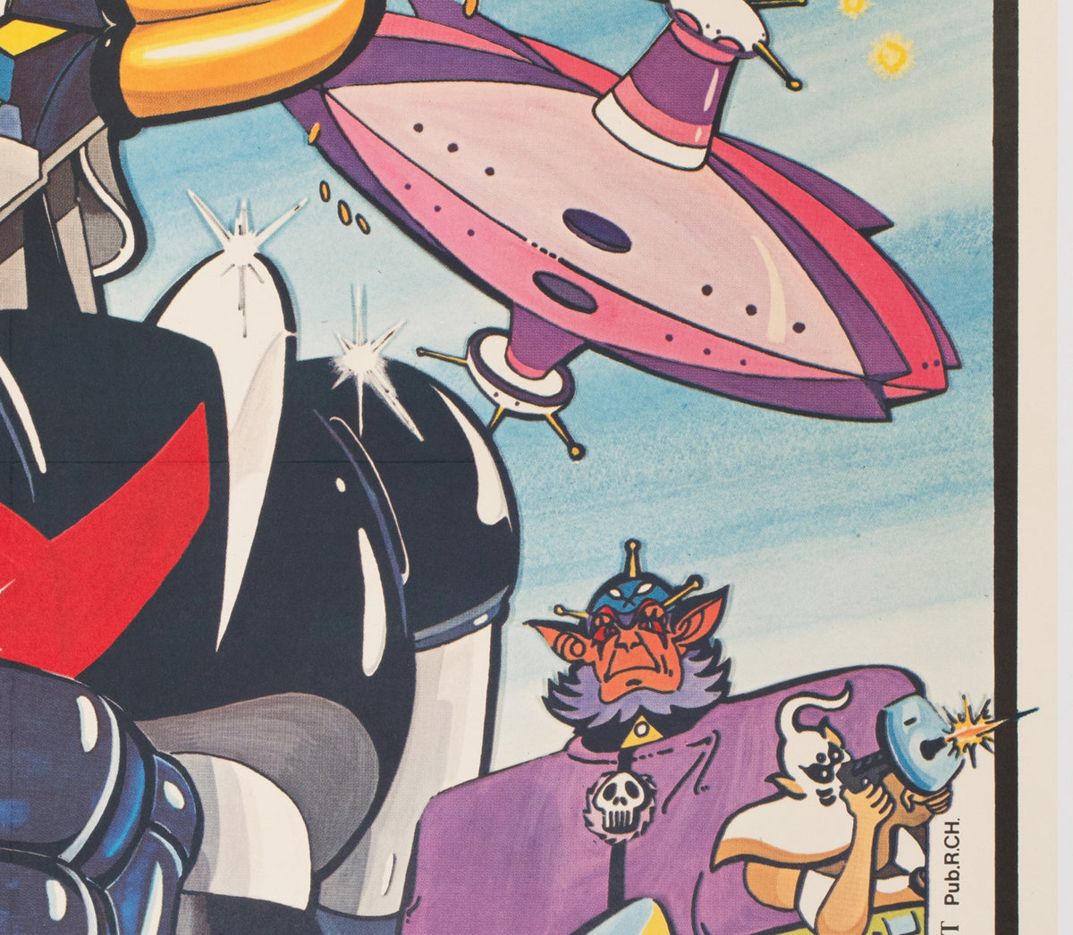 Goldorak 1979 French Grande Film Poster, Covillaut