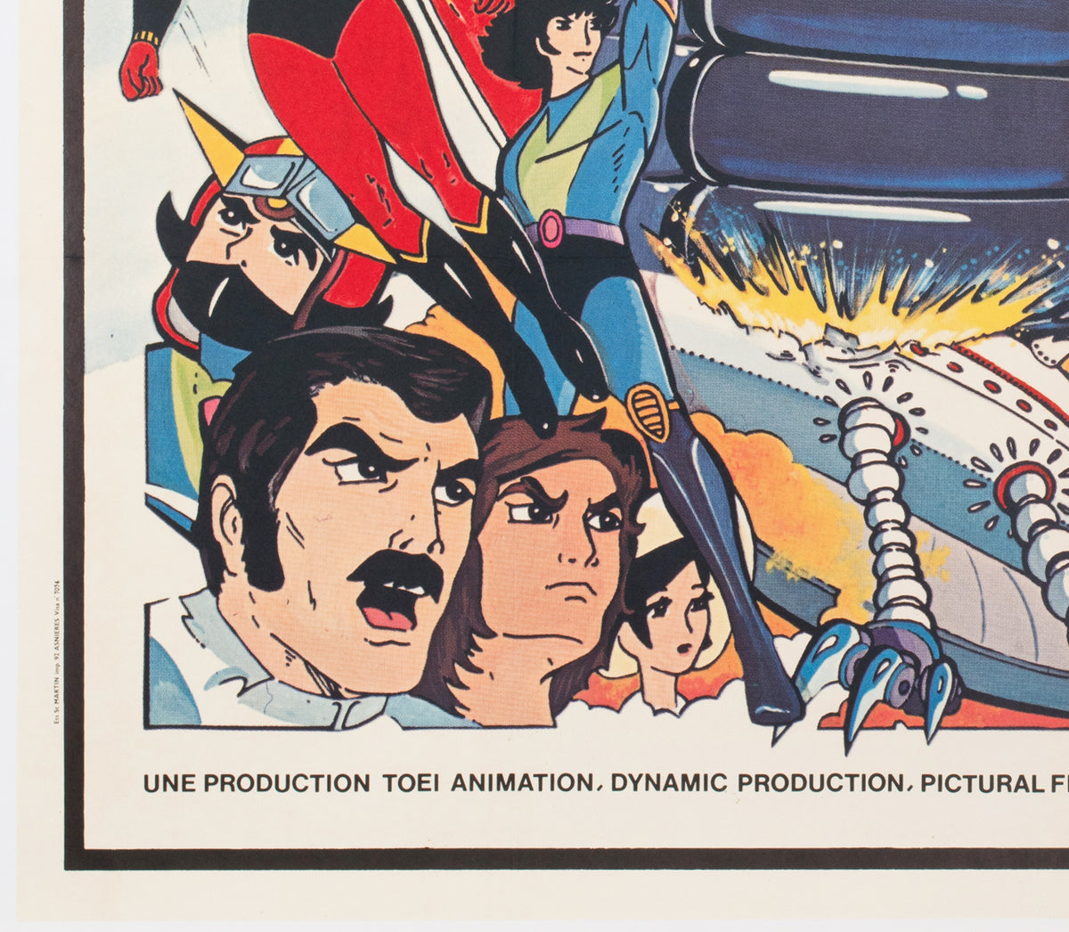 Goldorak 1979 French Grande Film Poster, Covillaut