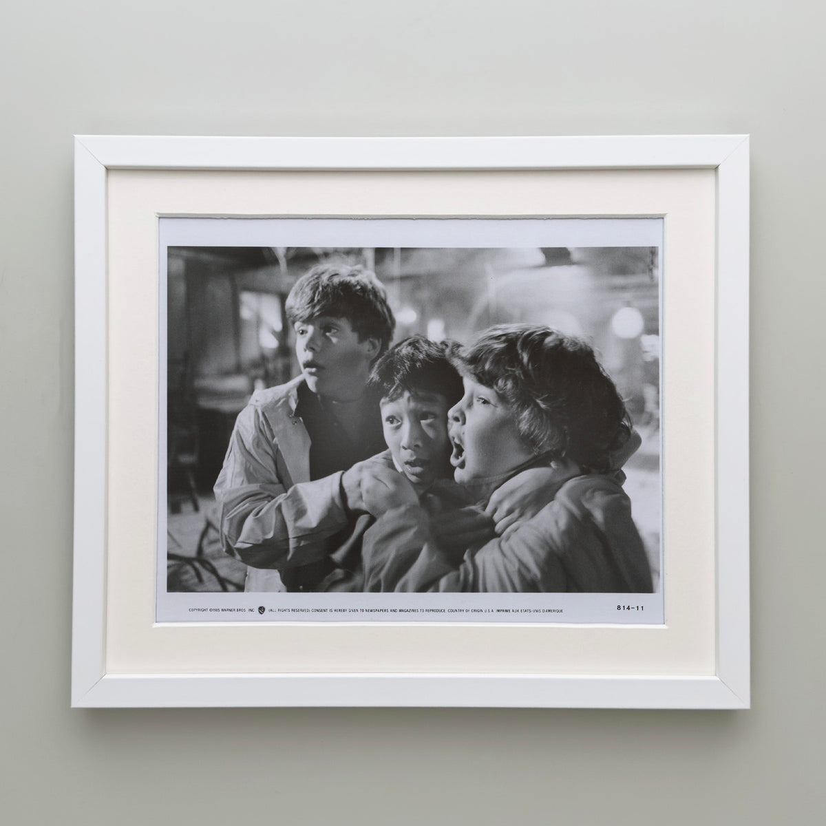 Goonies (1985) Film Movie Press Publicity Still Framed