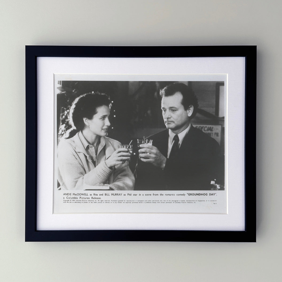Groundhog Day 1993 Film Movie Press Publicity Still Framed