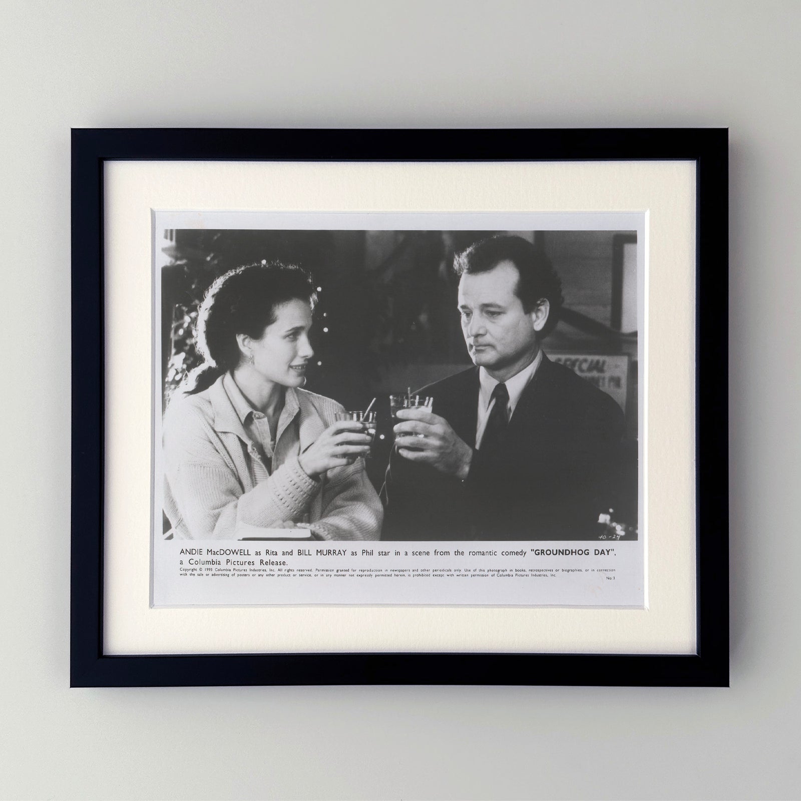 Groundhog Day 1993 Film Movie Press Publicity Still Framed