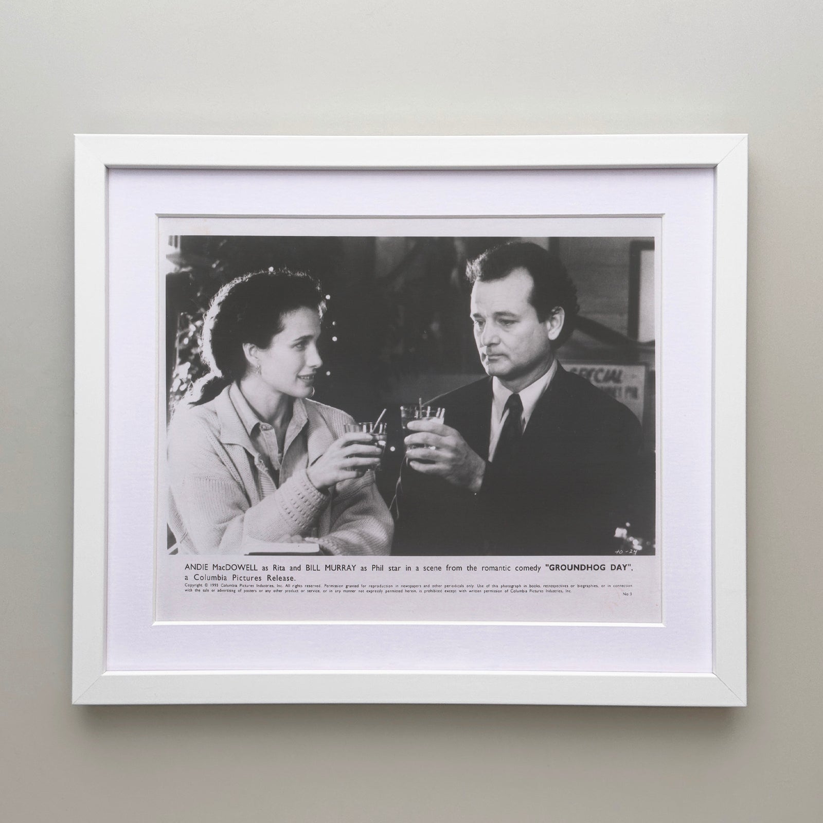 Groundhog Day 1993 Film Movie Press Publicity Still Framed