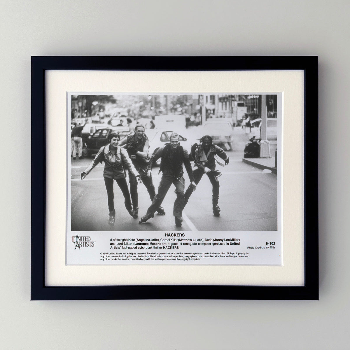 Hackers 1995 Film Movie Press Publicity Still Framed