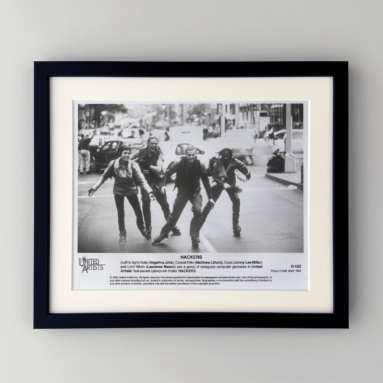 Hackers 1995 Film Movie Press Publicity Still Framed