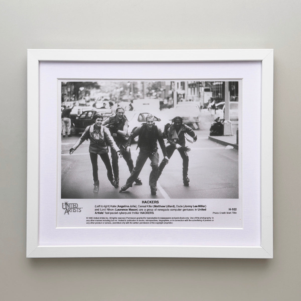 Hackers 1995 Film Movie Press Publicity Still Framed