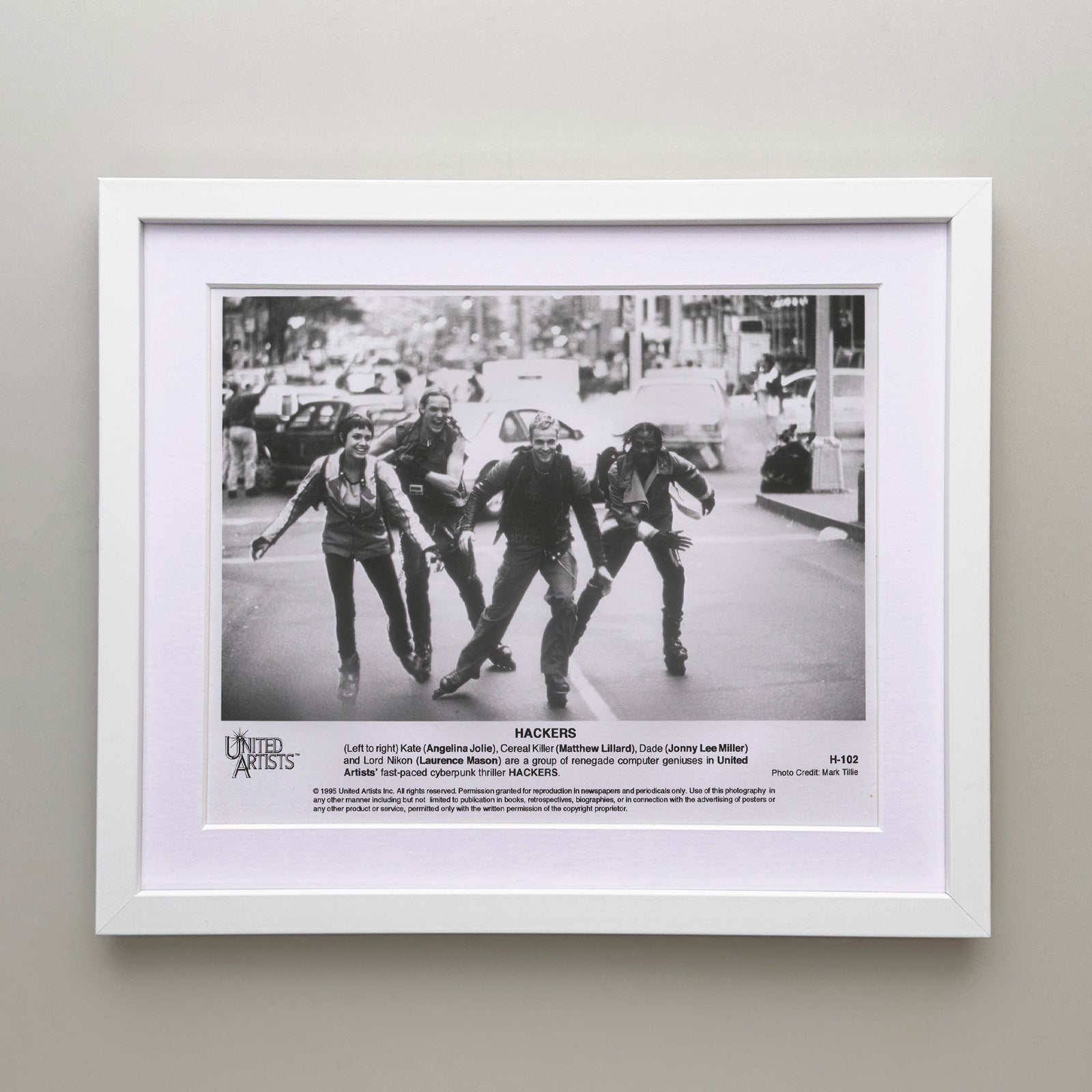 Hackers 1995 Film Movie Press Publicity Still Framed