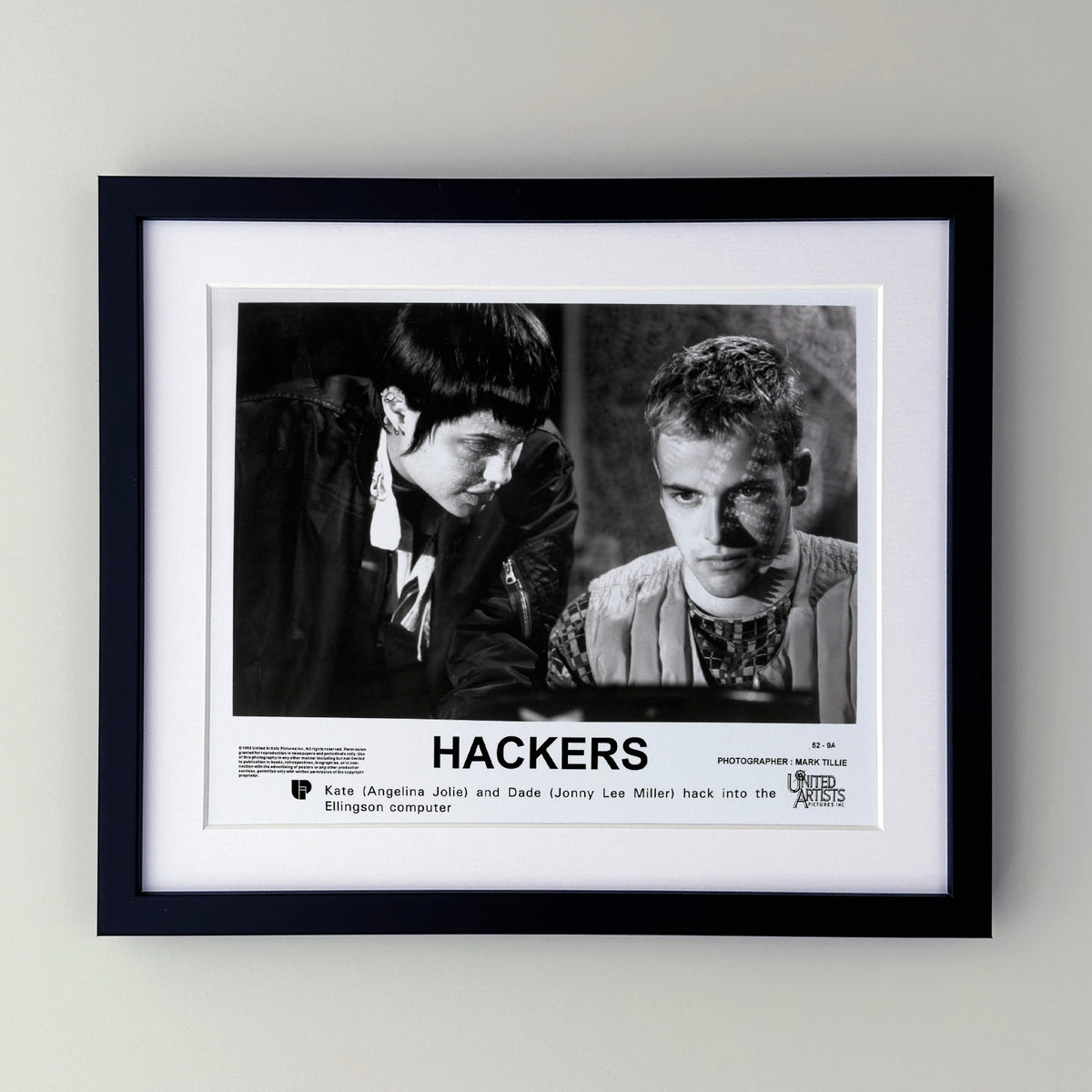 Hackers 1995 Publicity Film Movie Press Still Framed