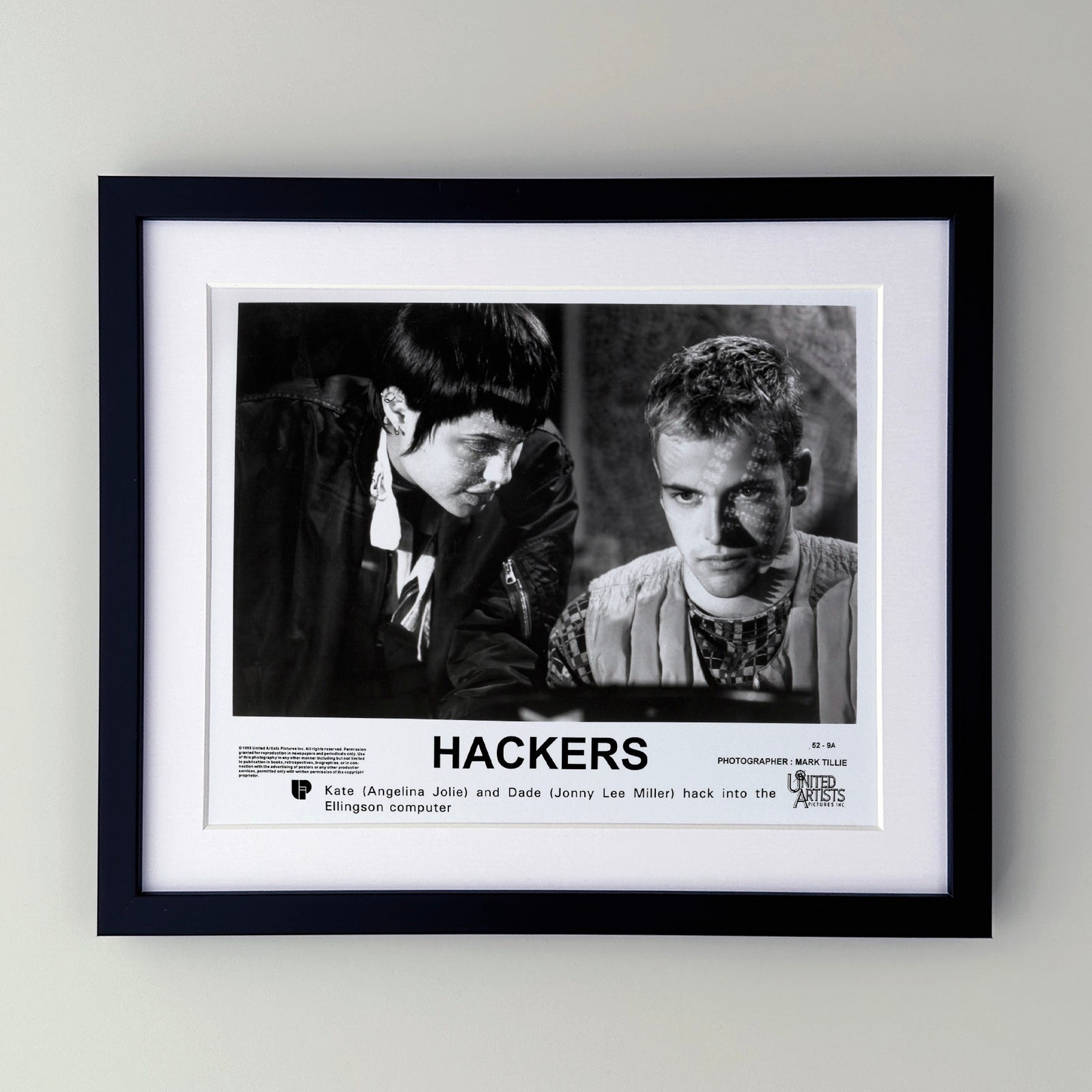 Hackers 1995 Publicity Film Movie Press Still Framed