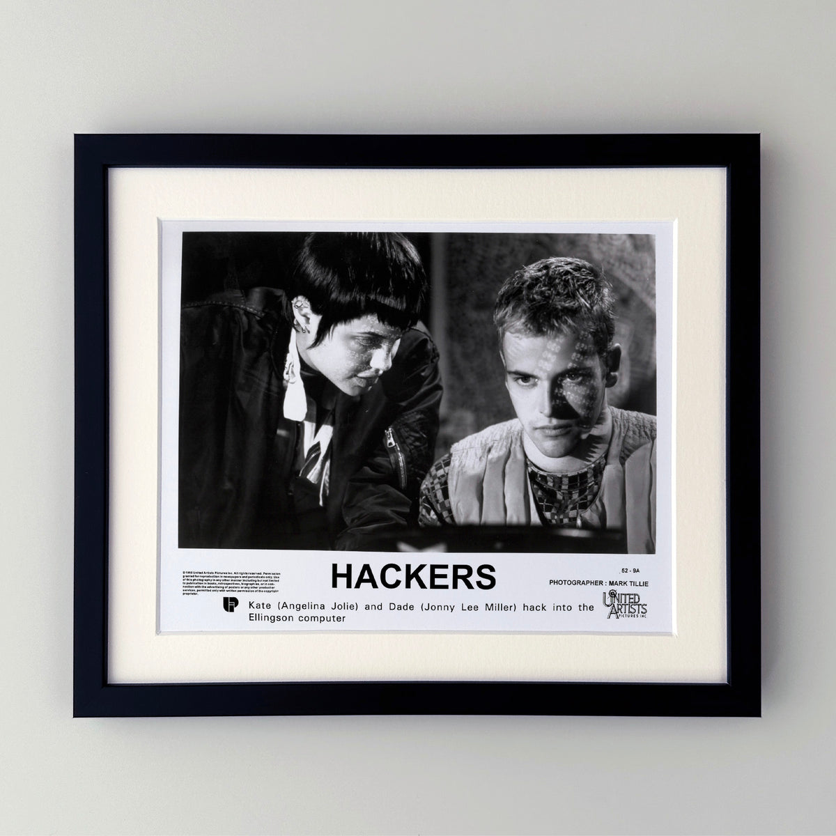 Hackers 1995 Publicity Film Movie Press Still Framed