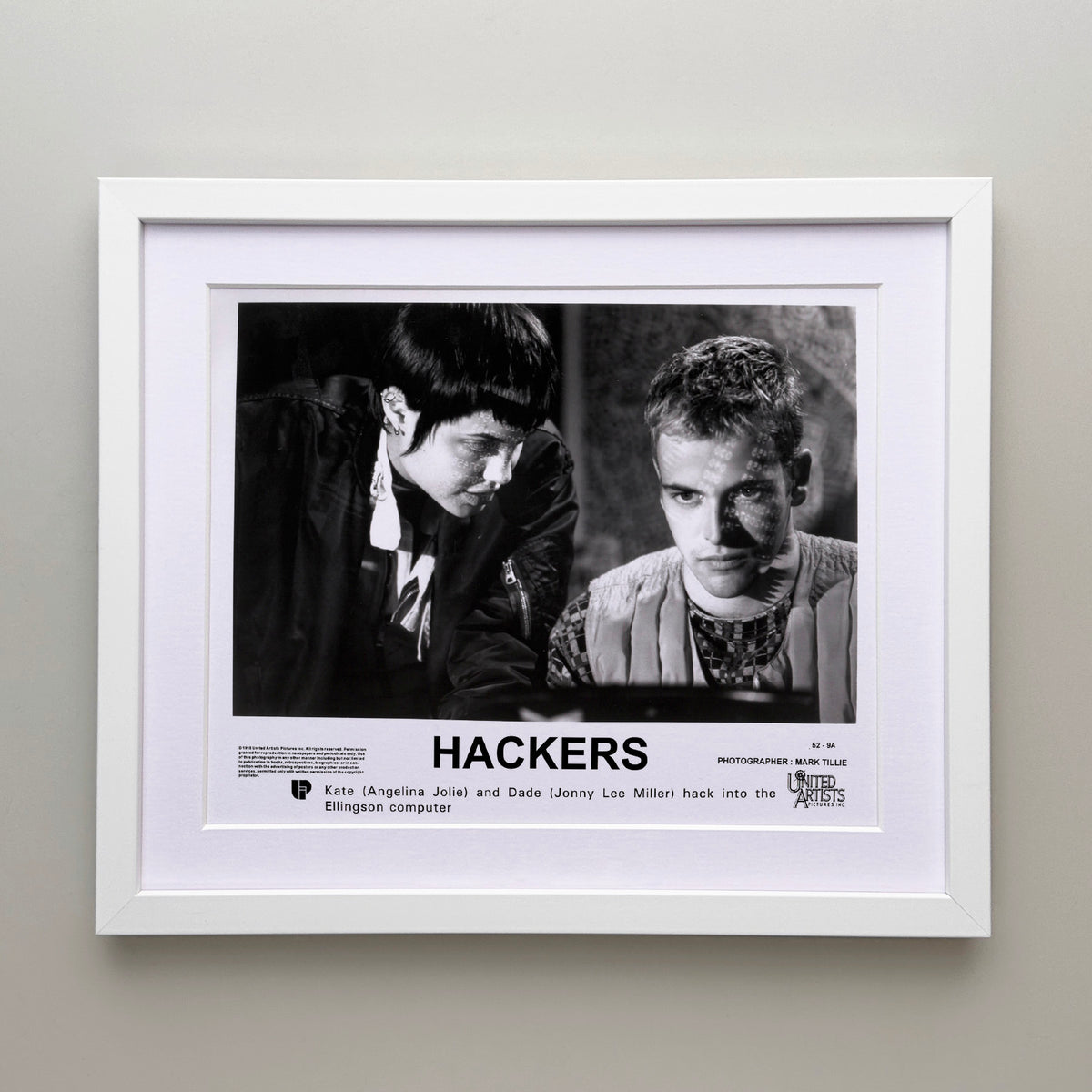 Hackers 1995 Publicity Film Movie Press Still Framed