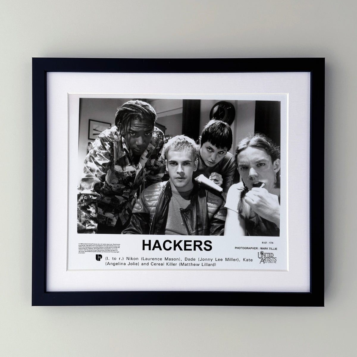 Hackers 1995 Publicity Film Movie Press Still Framed