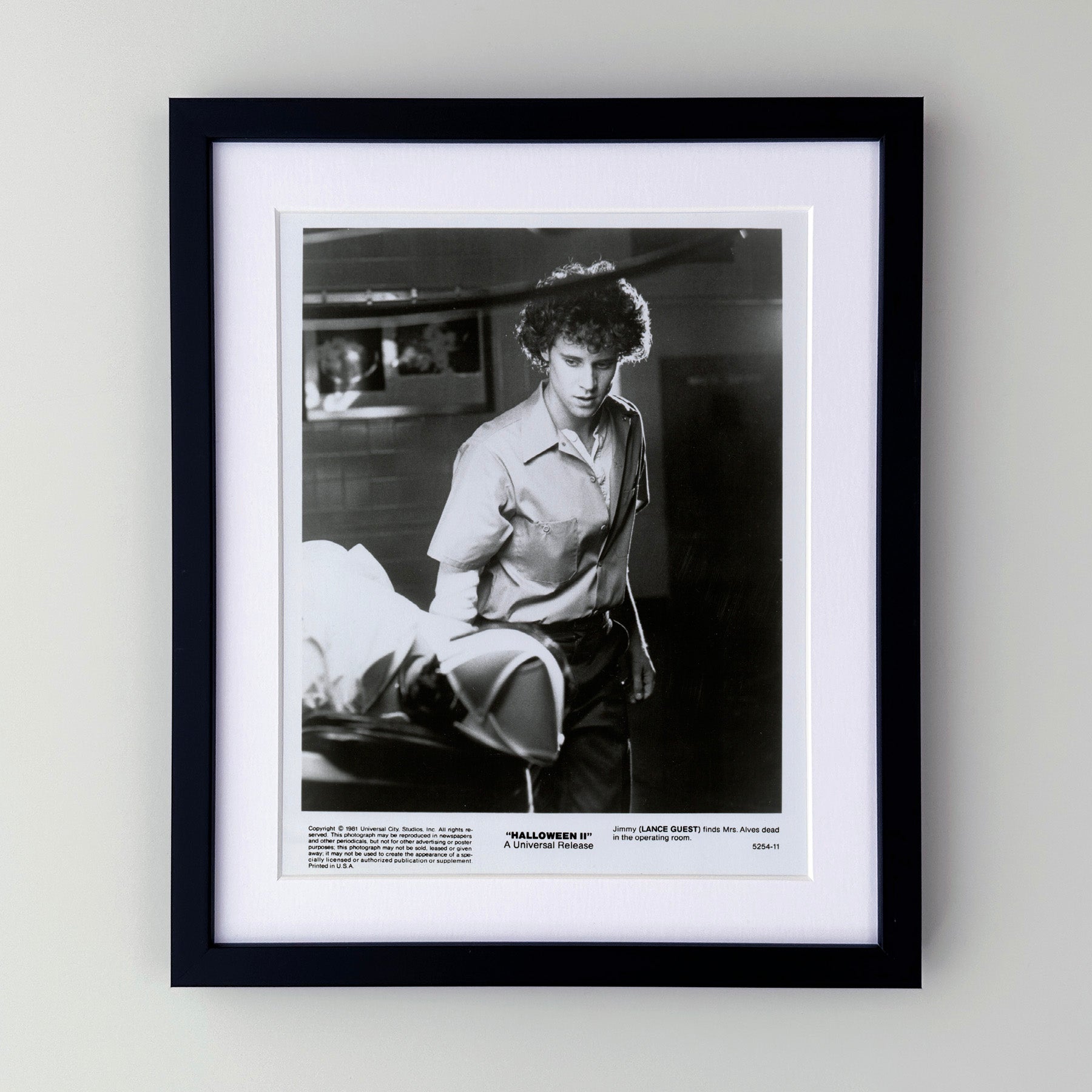 Halloween 2 1981 Film Movie Press Publicity Still Framed