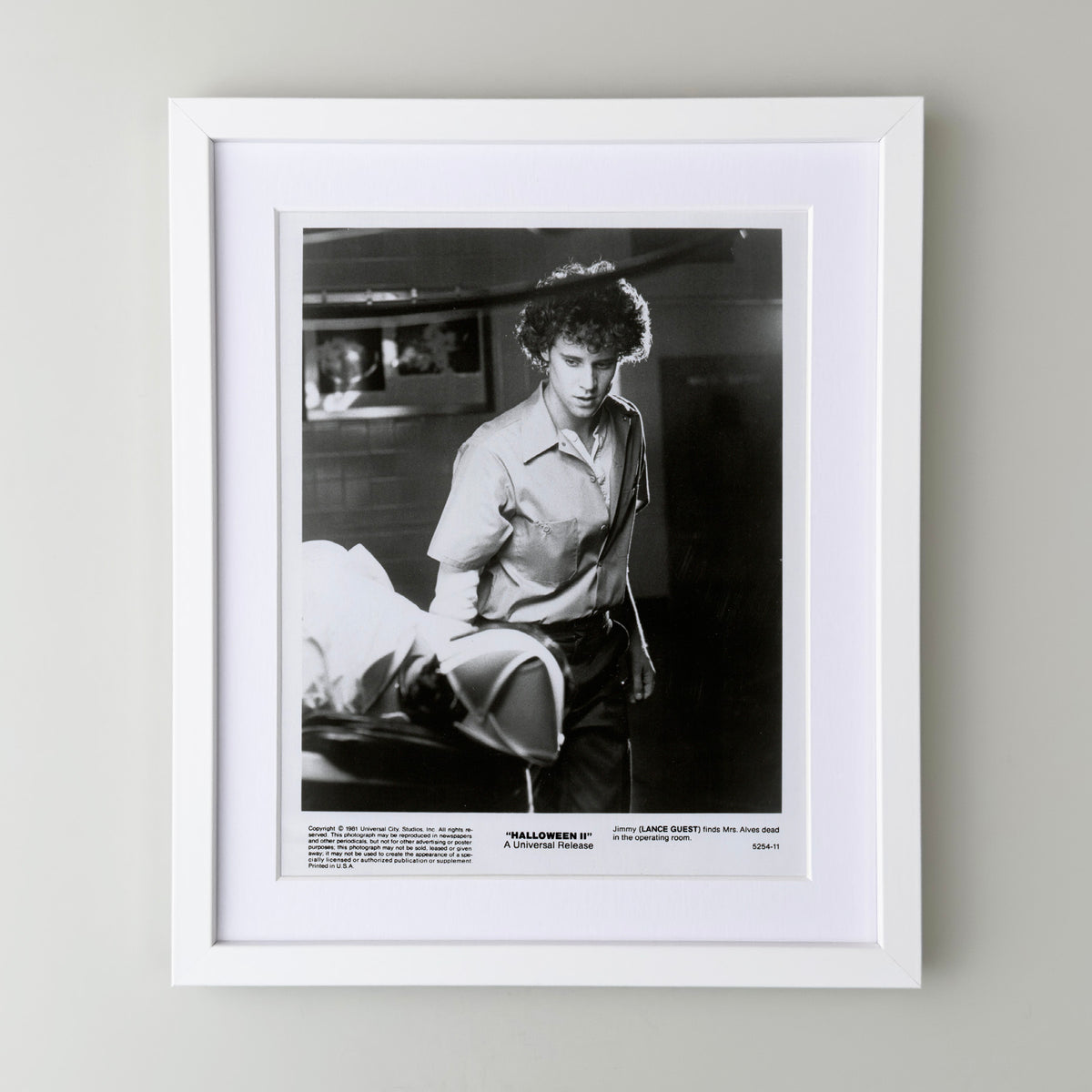 Halloween 2 1981 Film Movie Press Publicity Still Framed