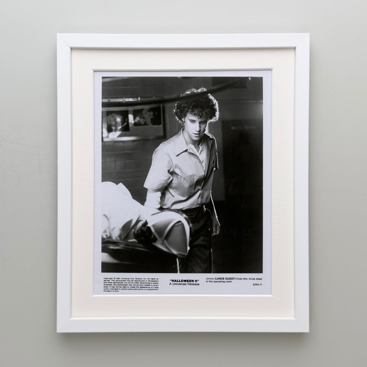 Halloween 2 1981 Film Movie Press Publicity Still Framed