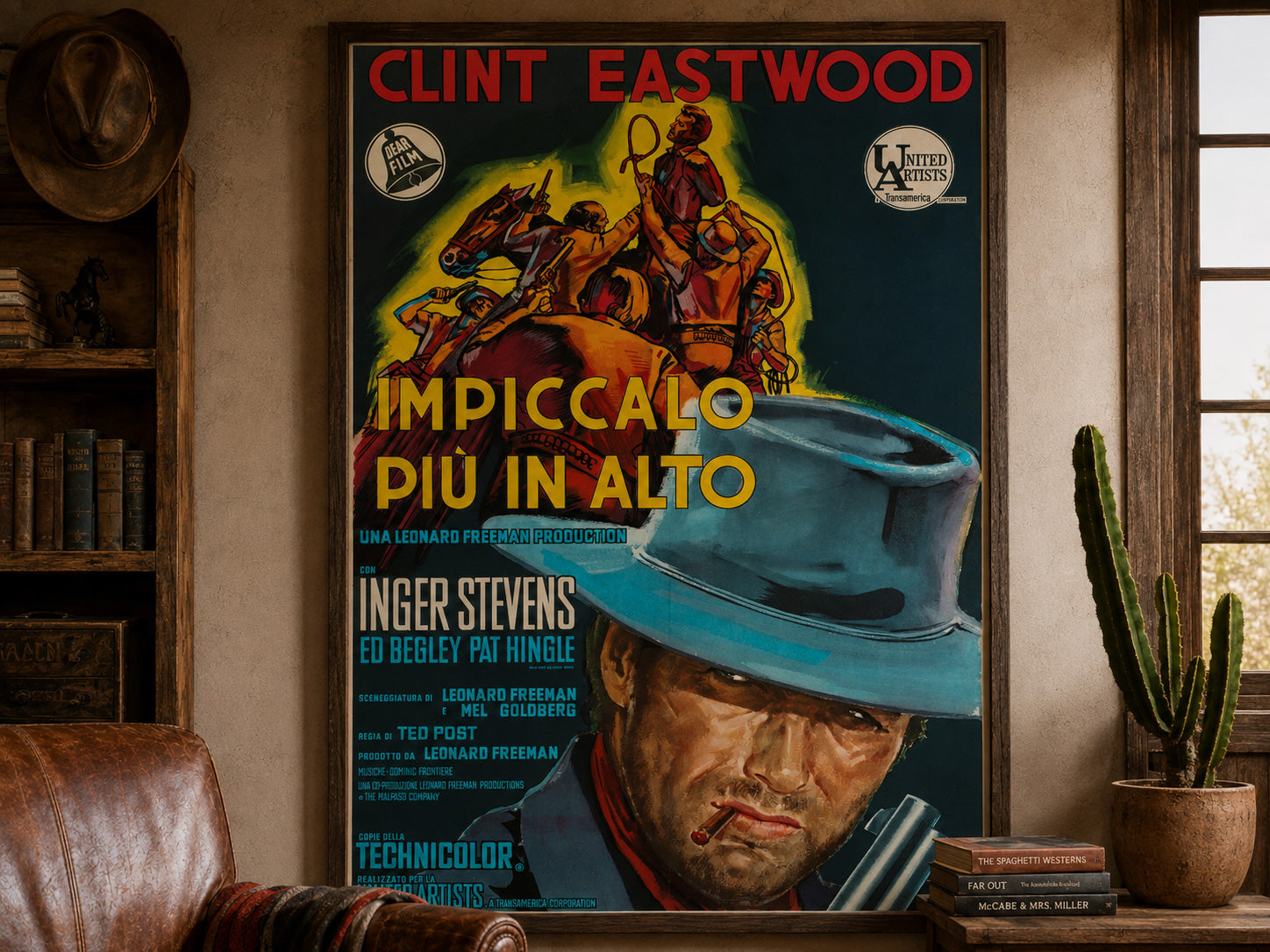 Hang em High 1968 Italian 2 Foglio Film Poster