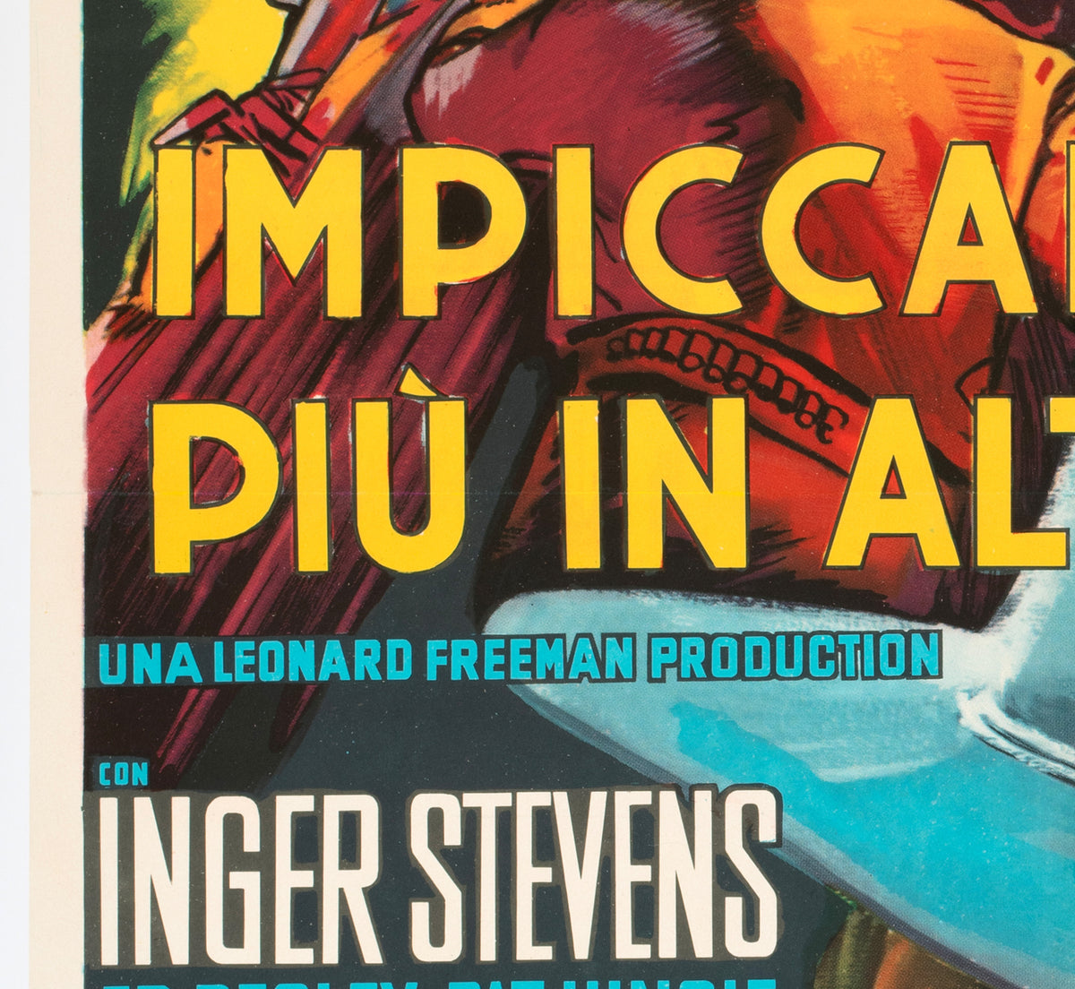 Hang em High 1968 Italian 2 Foglio Film Poster - detail