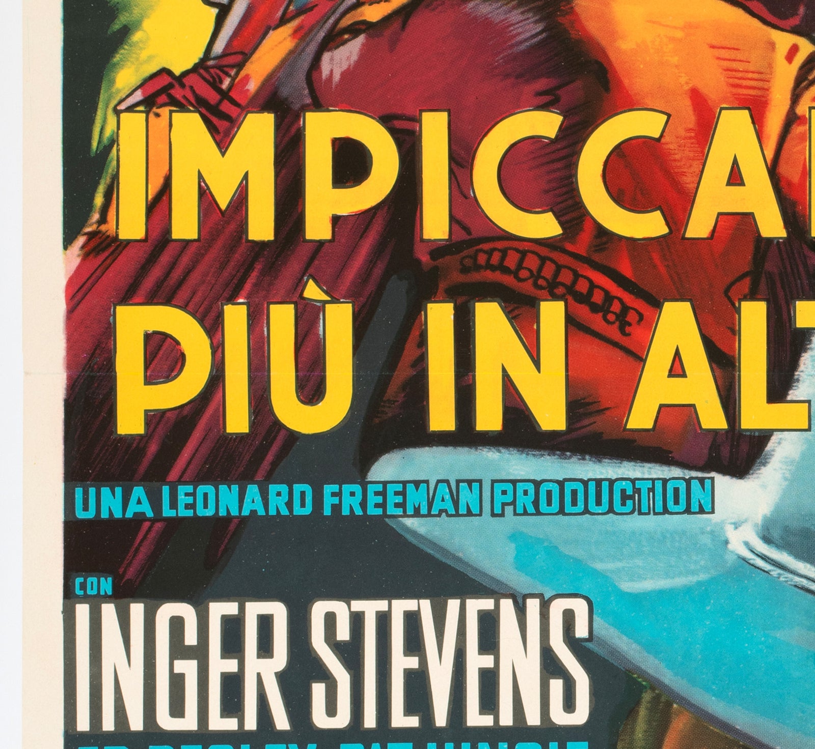 Hang em High 1968 Italian 2 Foglio Film Poster - detail