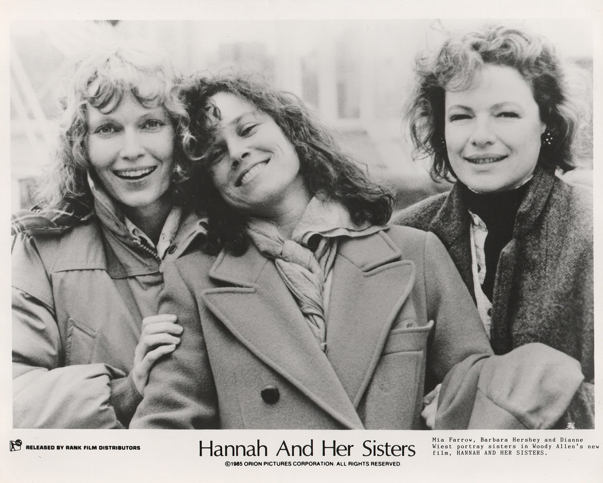 Hannah and Her Sisters 1986 Film Movie Press Publicity Still Framed