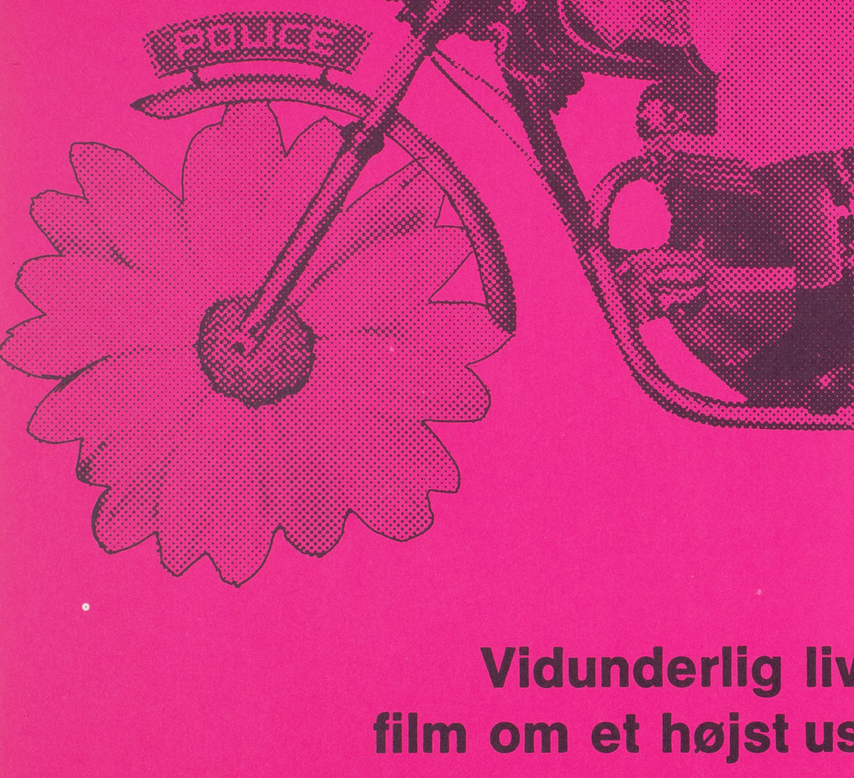 Harold and Maude 1971 Danish A1 Film Movie Poster - detail