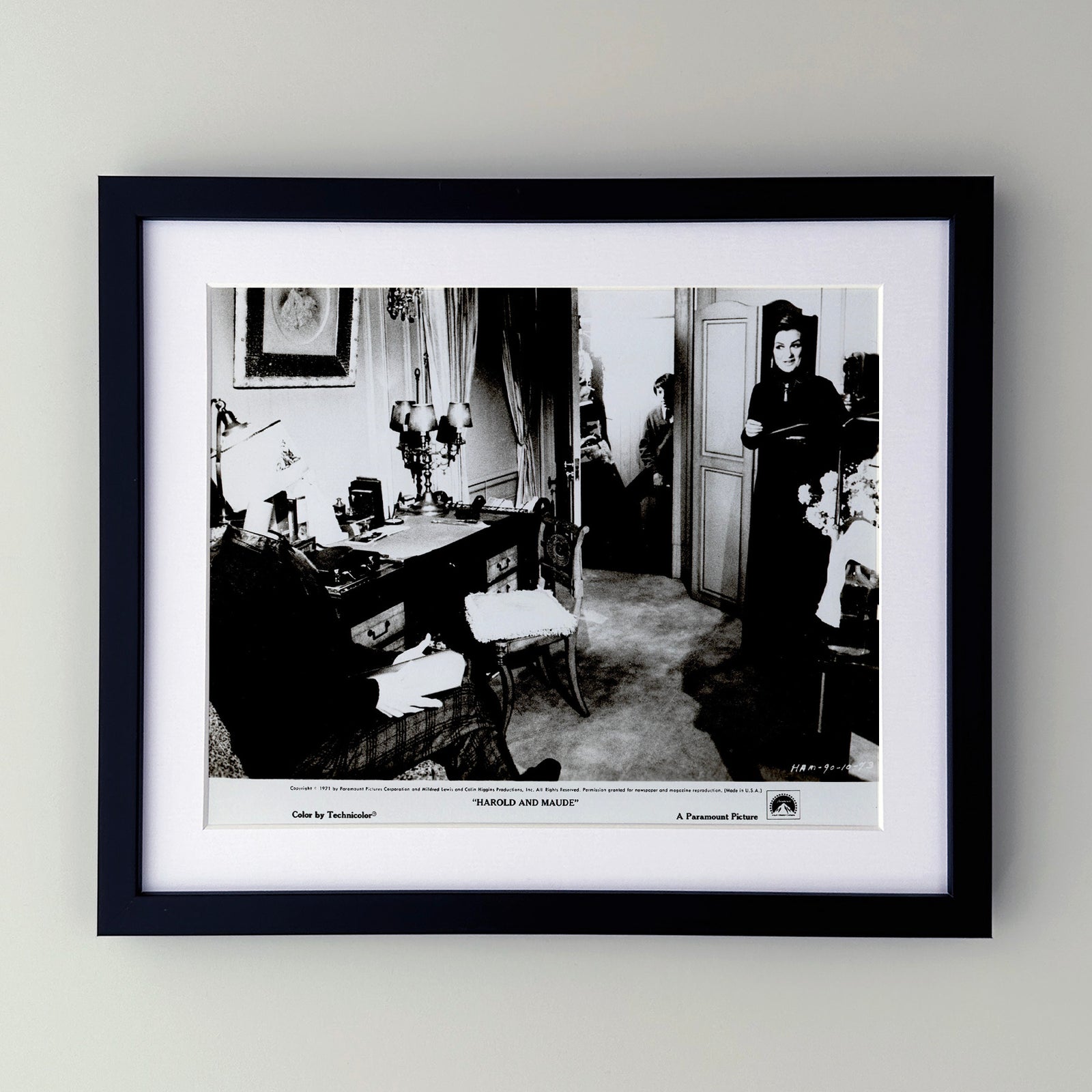 Harold and Maude 1971 Film Movie Press Publicity Still Framed