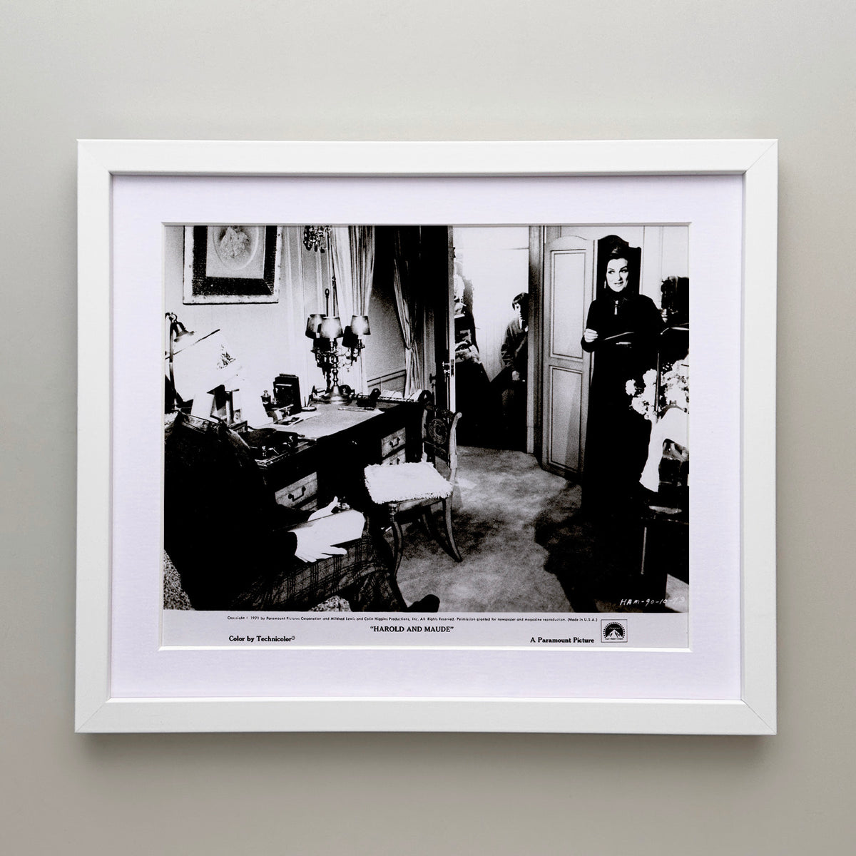 Harold and Maude 1971 Film Movie Press Publicity Still Framed