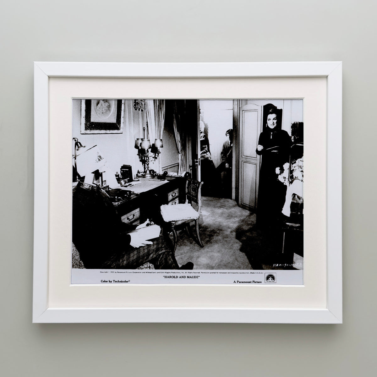 Harold and Maude 1971 Film Movie Press Publicity Still Framed