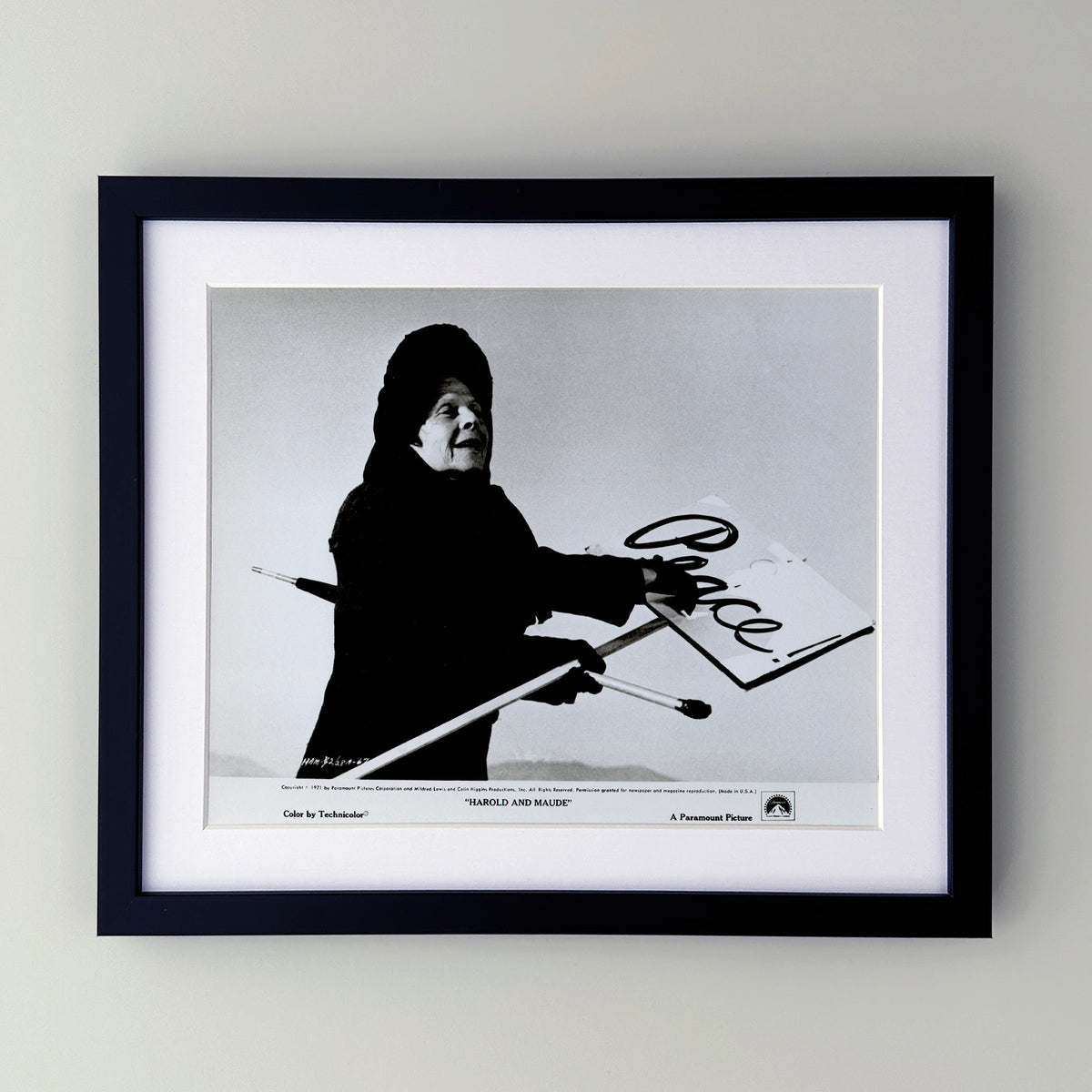 Harold and Maude 1971 Film Movie Press Publicity Still Framed