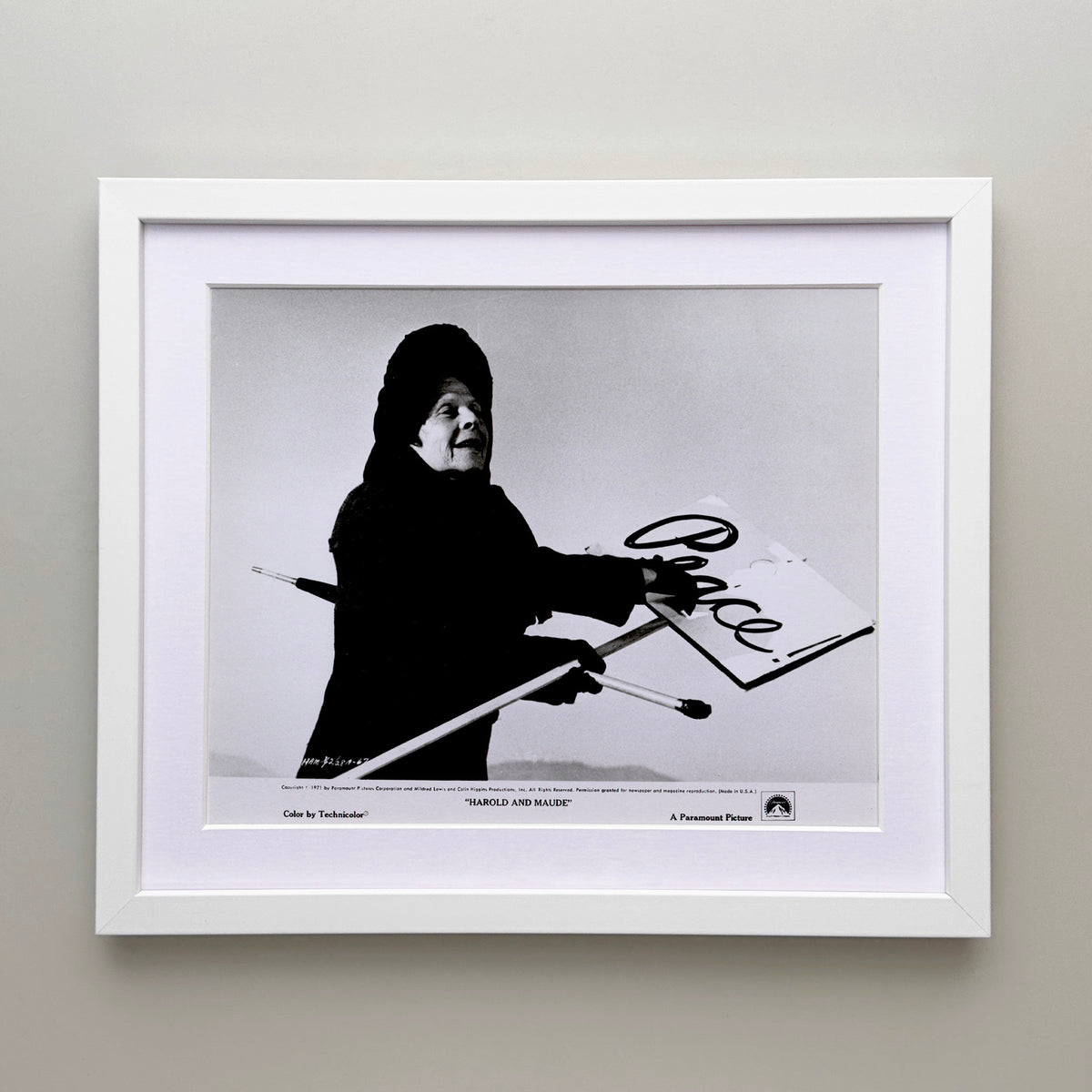 Harold and Maude 1971 Film Movie Press Publicity Still Framed