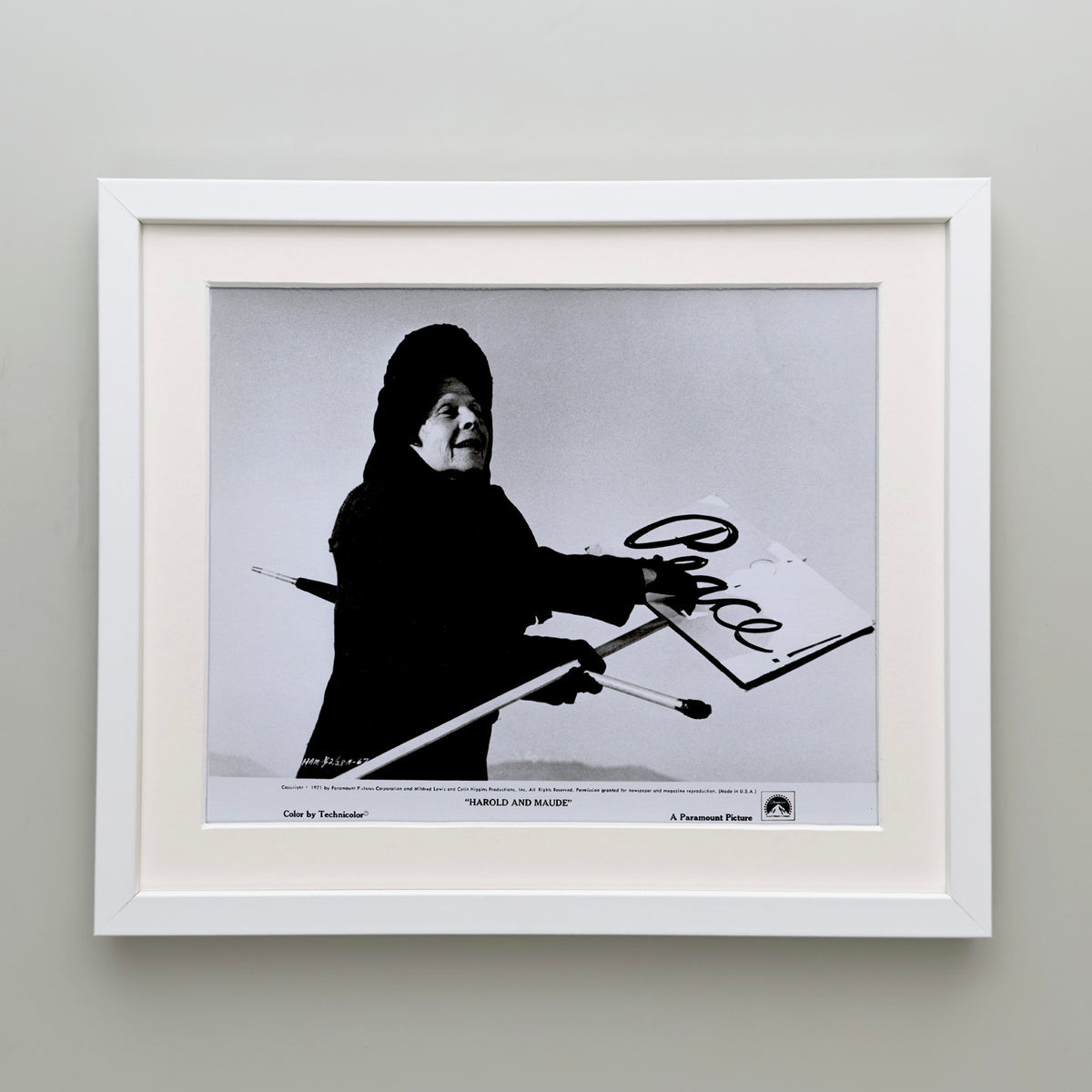 Harold and Maude 1971 Film Movie Press Publicity Still Framed