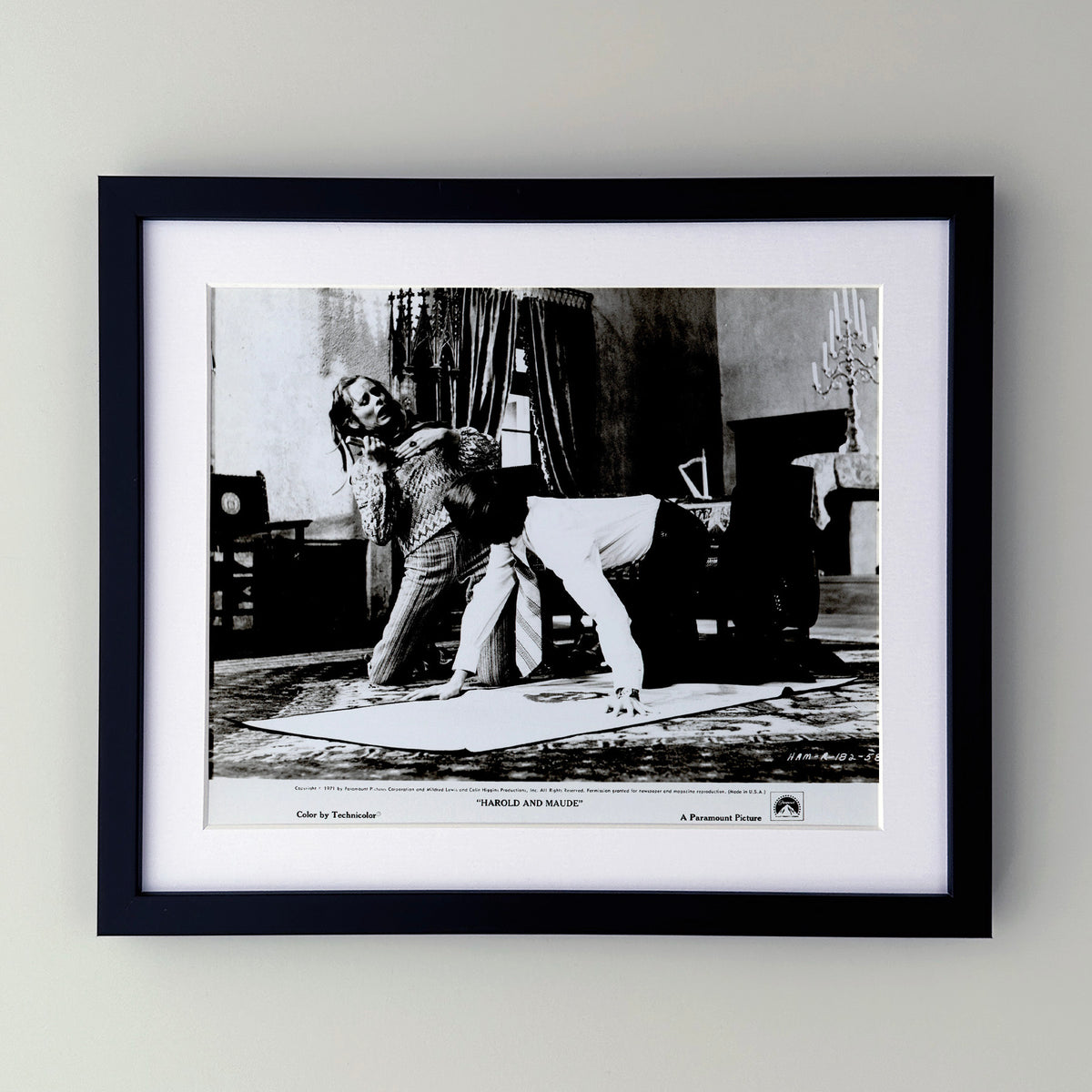 Harold and Maude 1971 Film Movie Press Publicity Still Framed