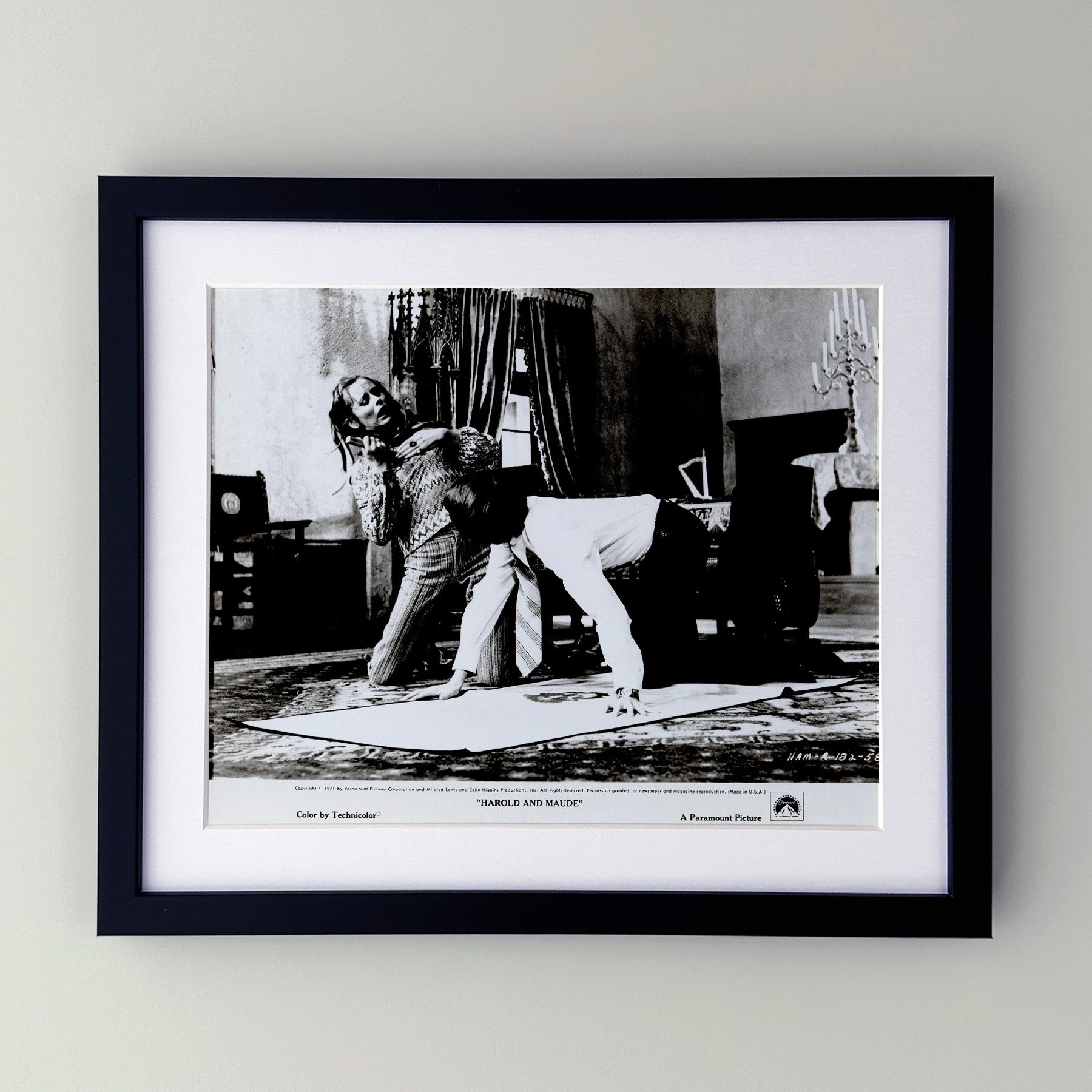 Harold and Maude 1971 Film Movie Press Publicity Still Framed