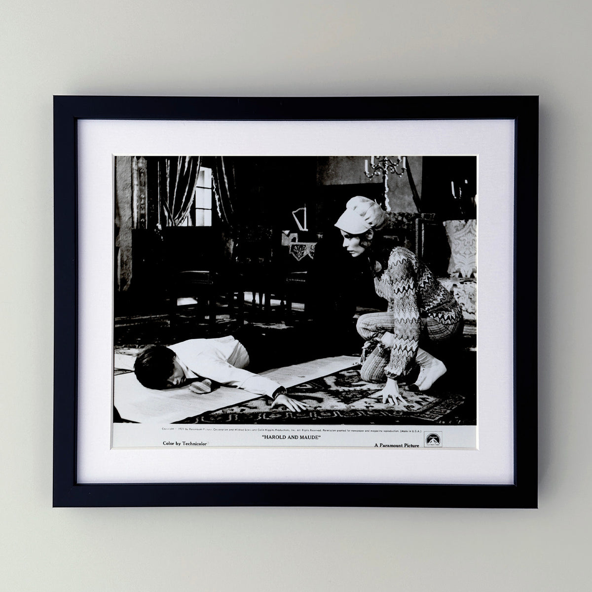 Harold and Maude 1971 Film Movie Press Publicity Still Framed