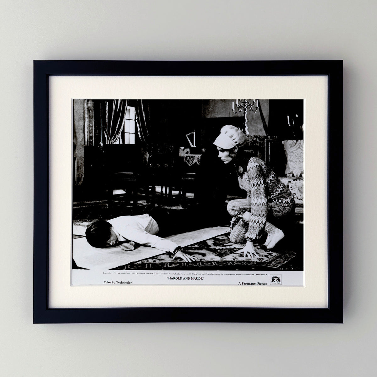 Harold and Maude 1971 Film Movie Press Publicity Still Framed