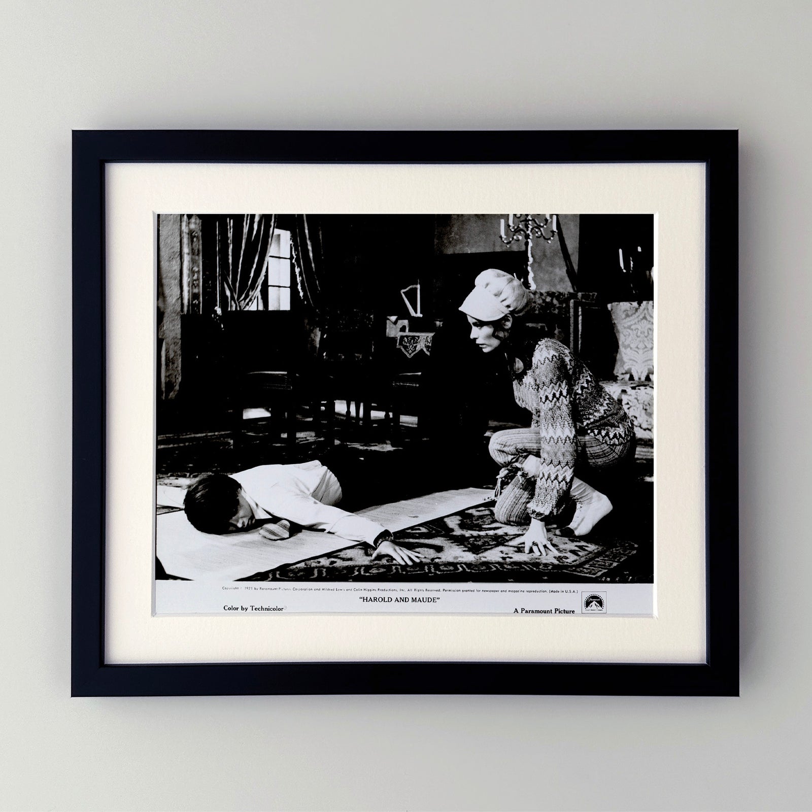 Harold and Maude 1971 Film Movie Press Publicity Still Framed