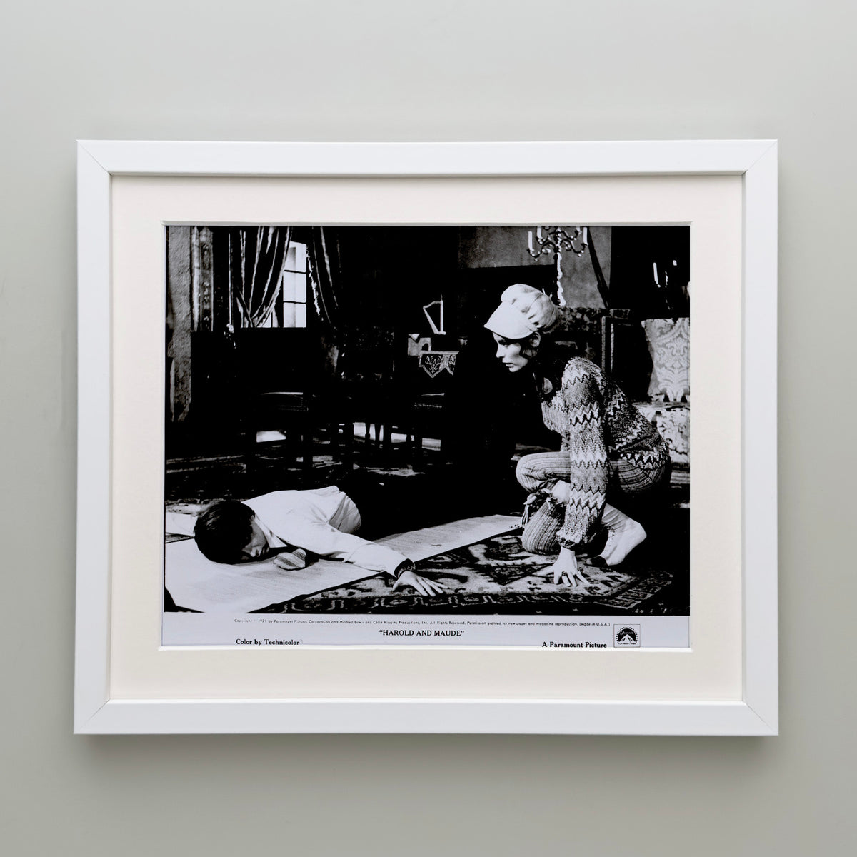 Harold and Maude 1971 Film Movie Press Publicity Still Framed