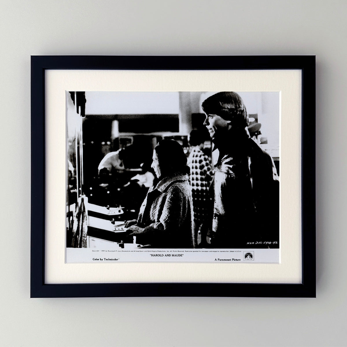 Harold and Maude 1971 Film Movie Press Publicity Still Framed