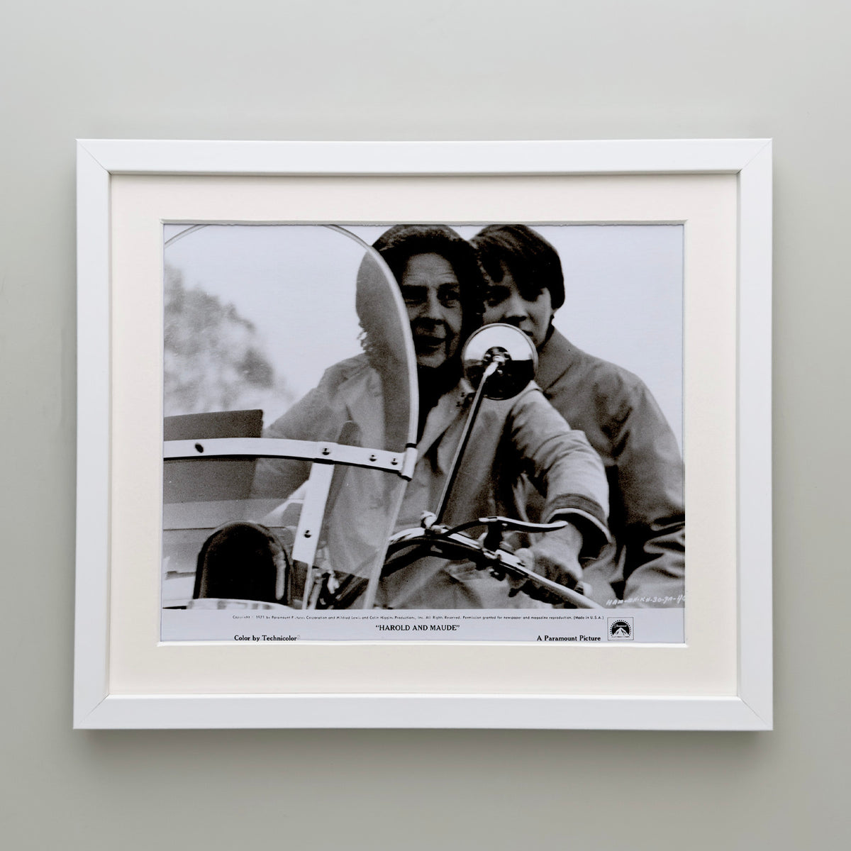 Harold and Maude 1971 Film Movie Press Publicity Still Framed