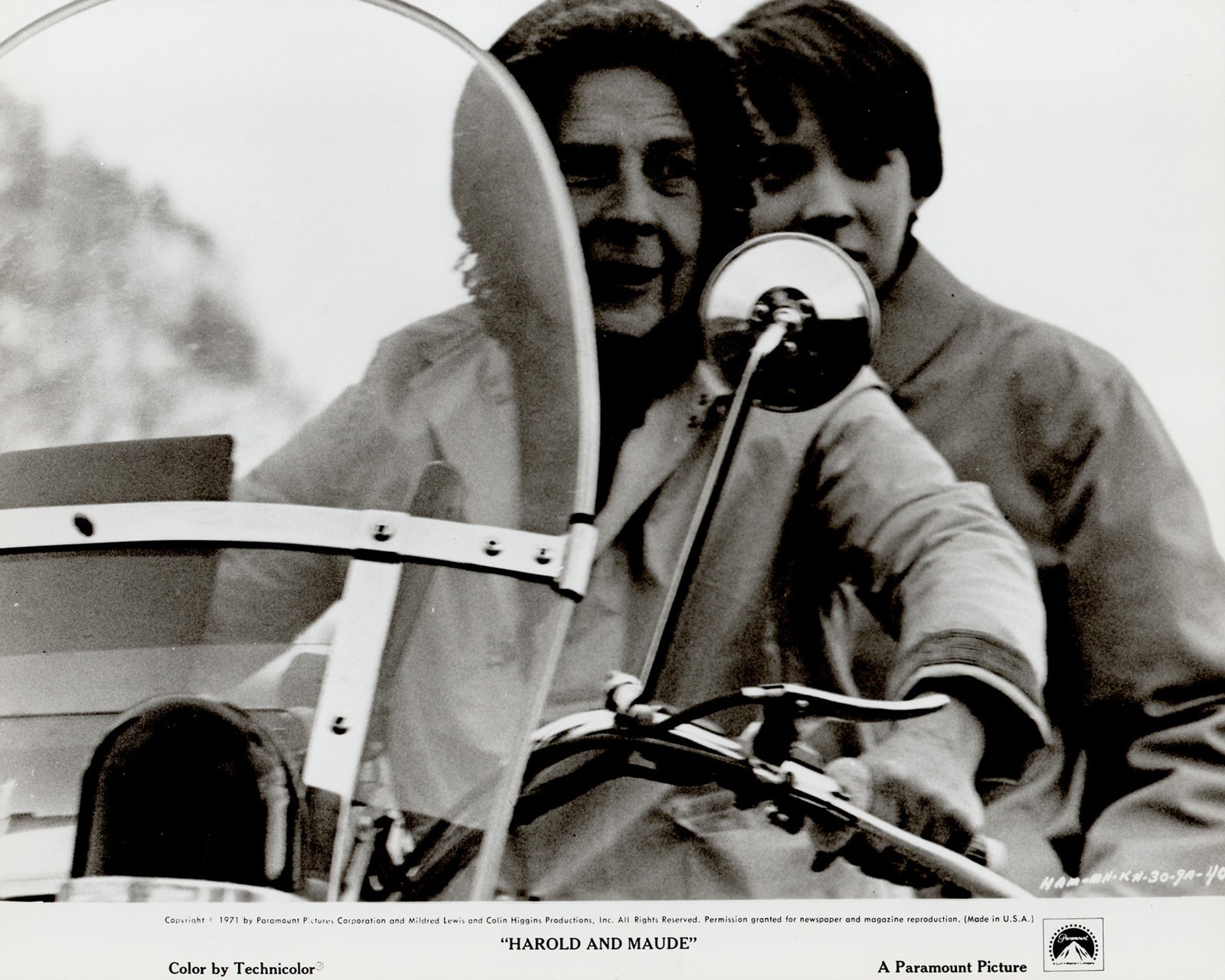 Harold and Maude 1971 Film Movie Press Publicity Still Framed