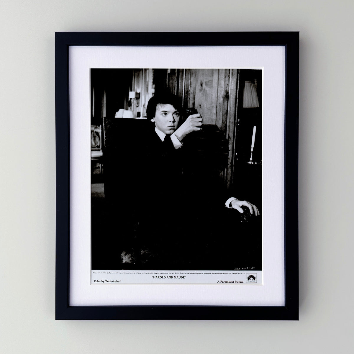 Harold and Maude 1971 Film Movie Press Publicity Still Framed