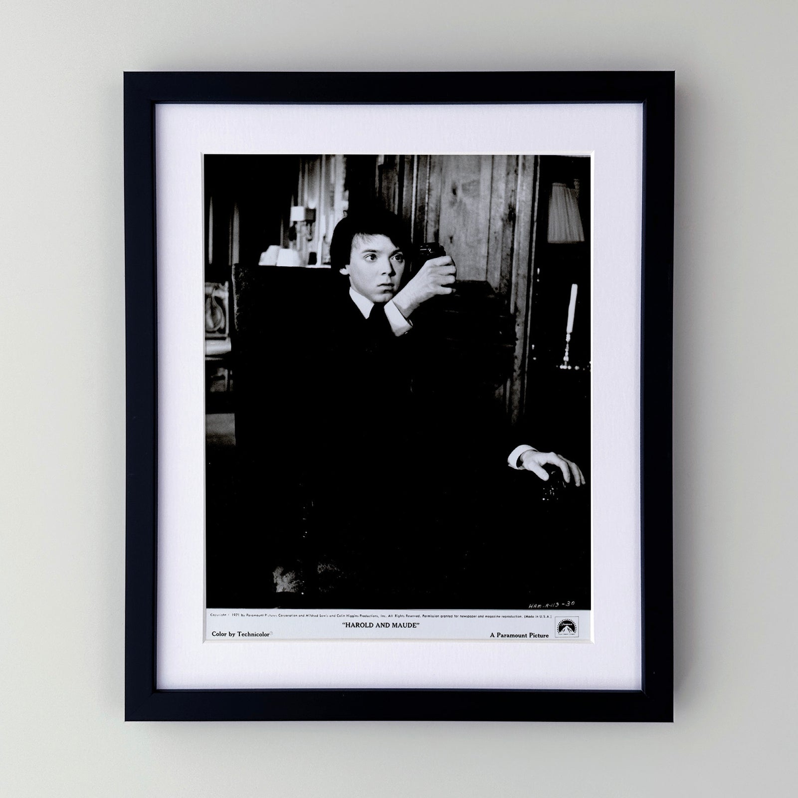 Harold and Maude 1971 Film Movie Press Publicity Still Framed