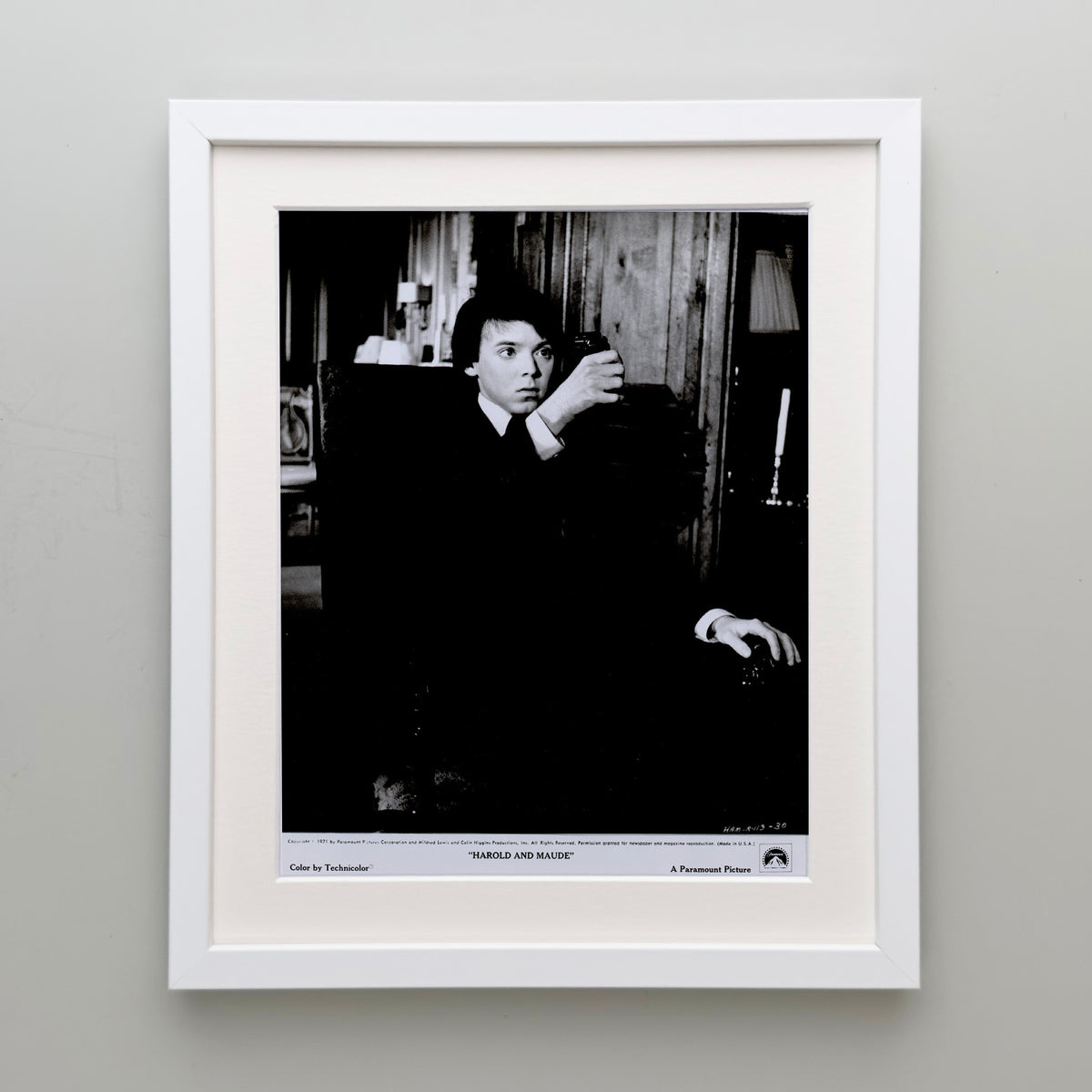 Harold and Maude 1971 Film Movie Press Publicity Still Framed