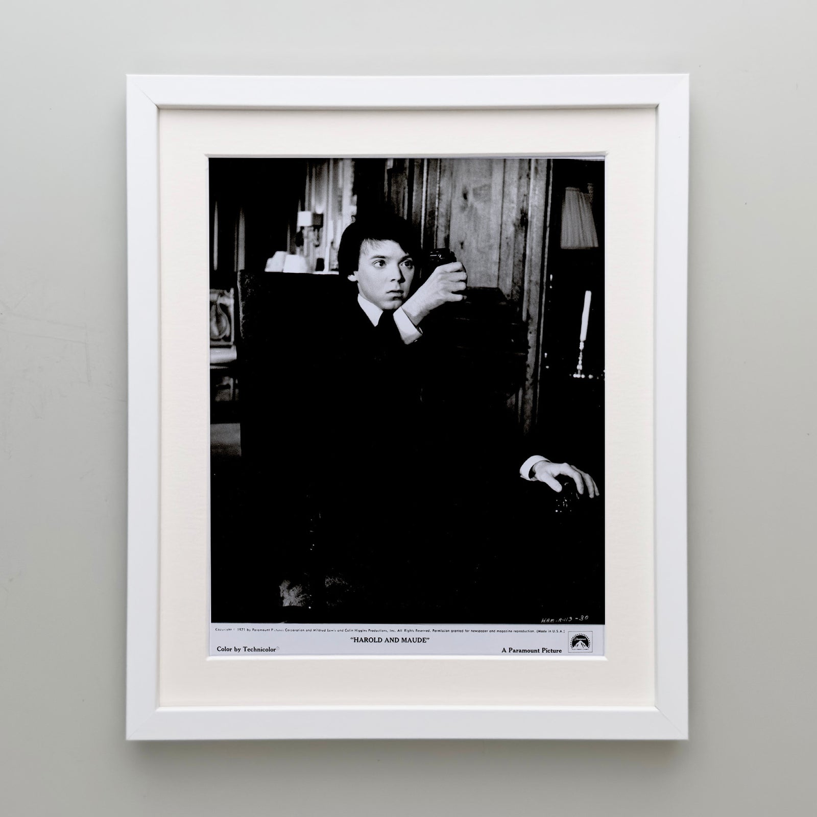 Harold and Maude 1971 Film Movie Press Publicity Still Framed